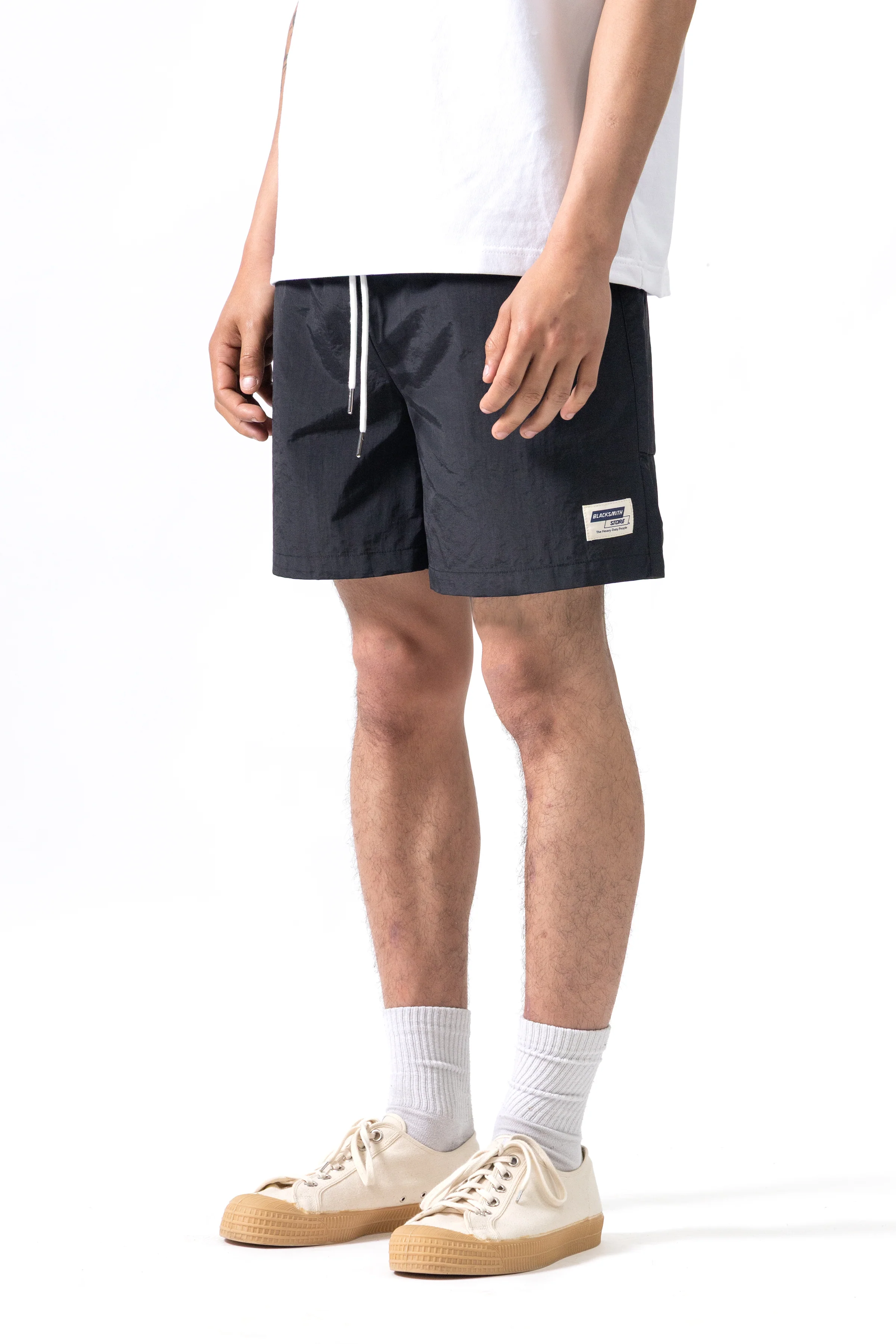 Blacksmith - Nylon Club Shorts - Black - Image 3
