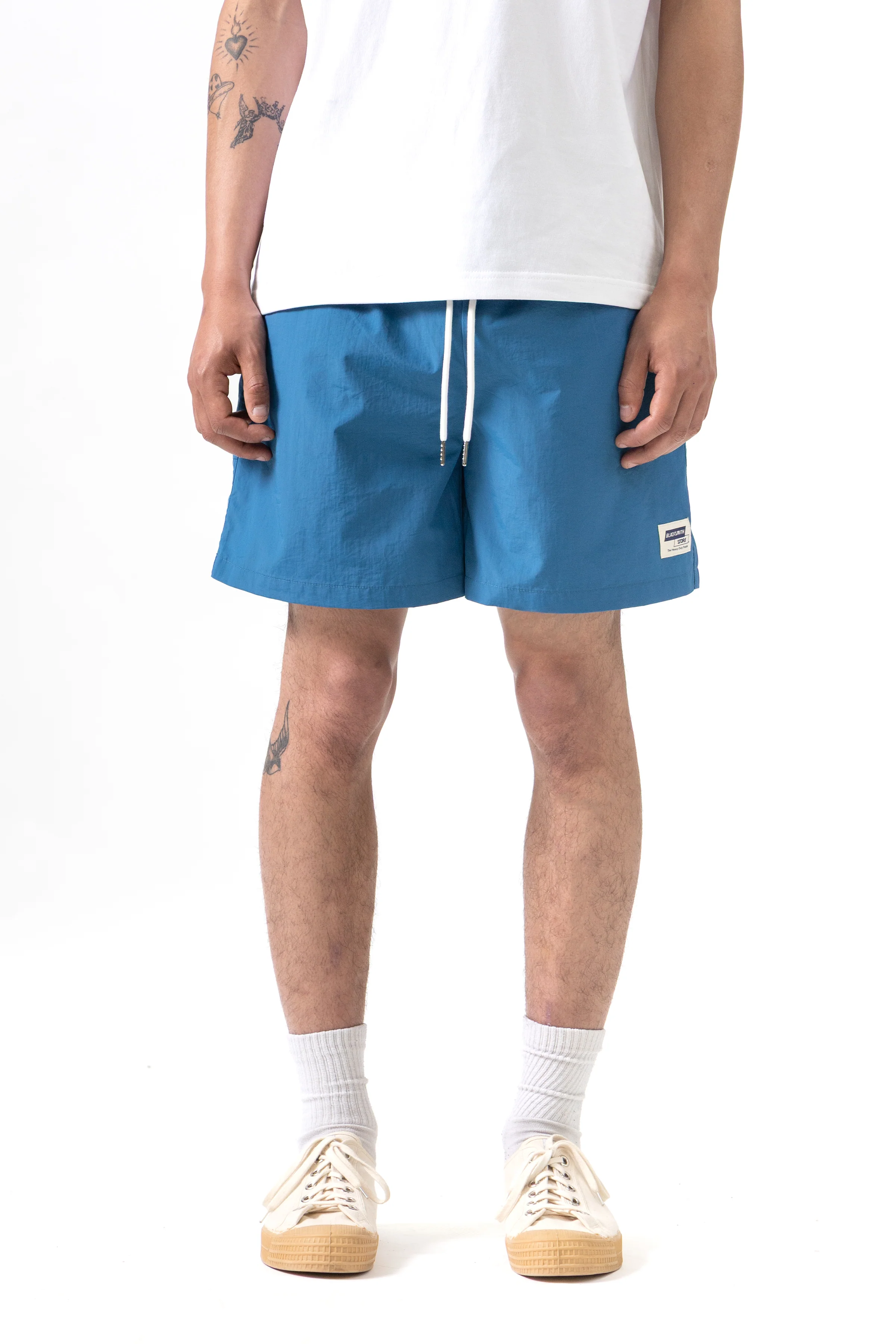 Blacksmith - Nylon Club Shorts - Blue - Image 2