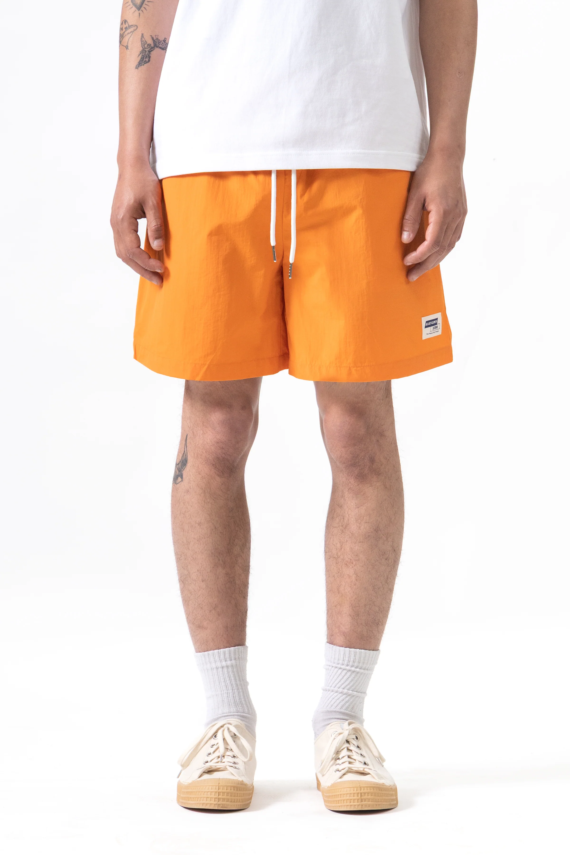 Blacksmith - Nylon Club Shorts - Orange - Image 2