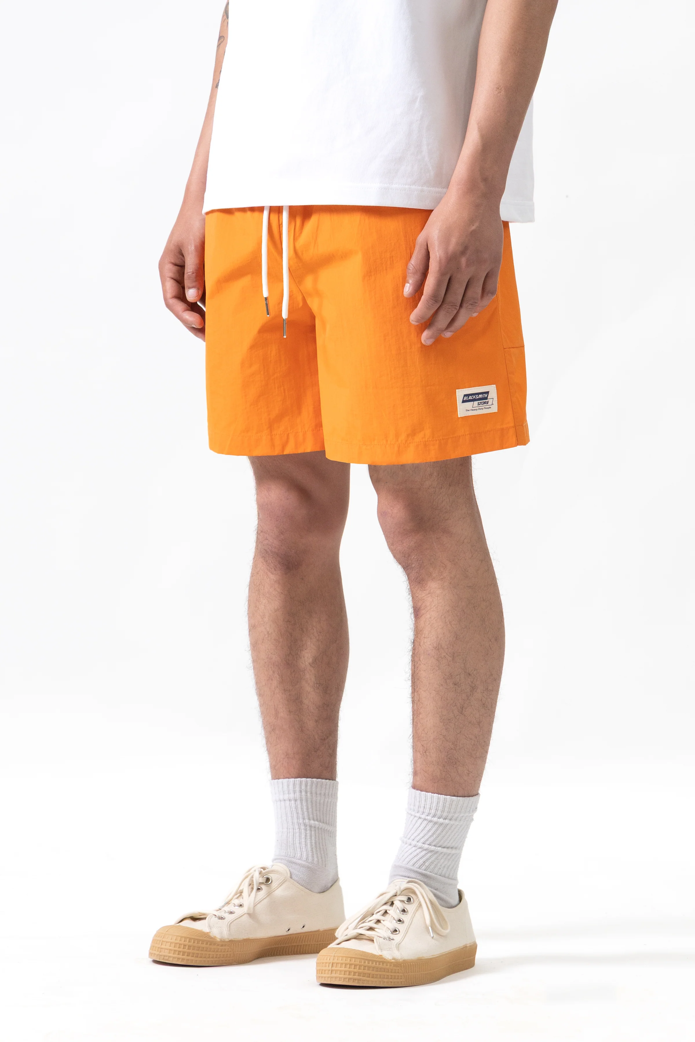 Blacksmith - Nylon Club Shorts - Orange - Image 3