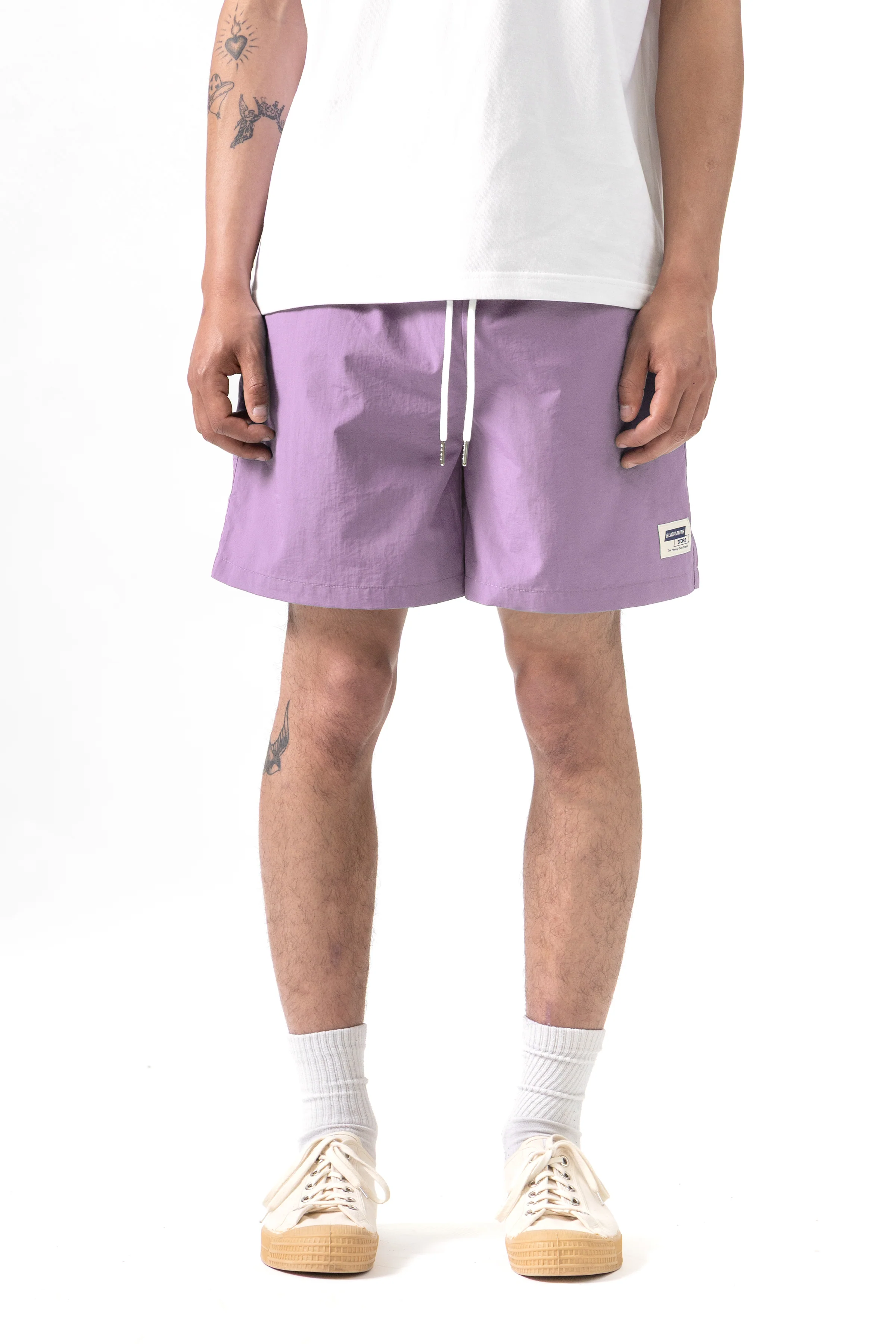 Blacksmith - Nylon Club Shorts - Purple - Image 2