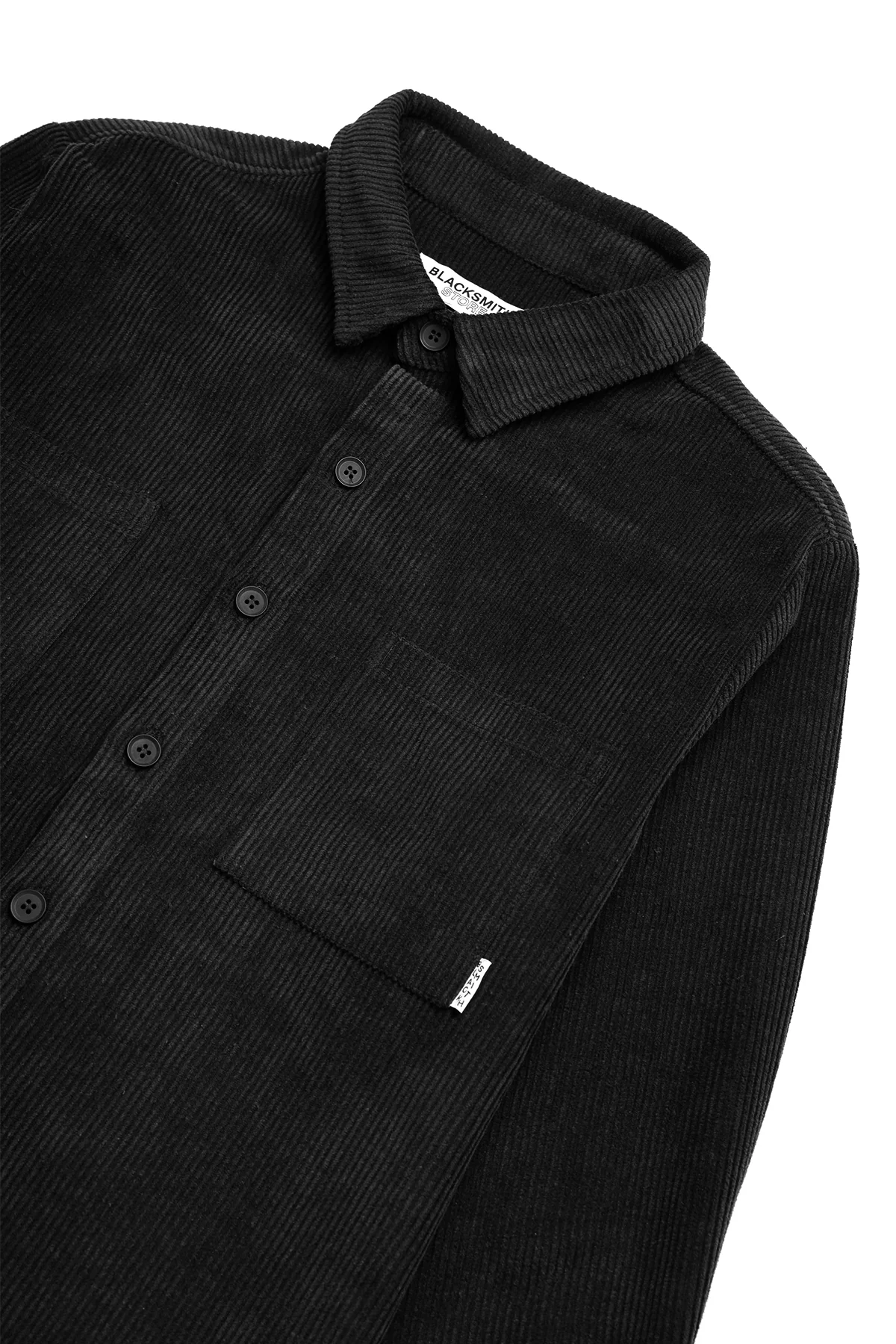Blacksmith - Corduroy Shirt - Black - Image 2
