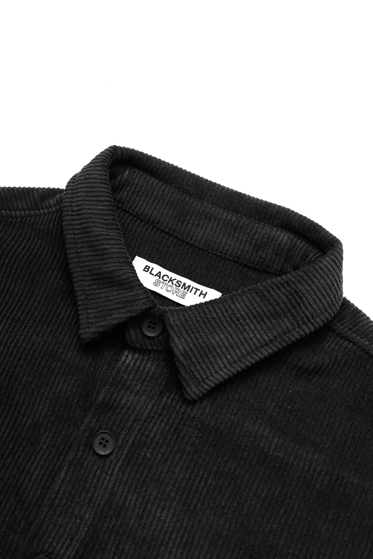 Blacksmith - Corduroy Shirt - Black - Image 3