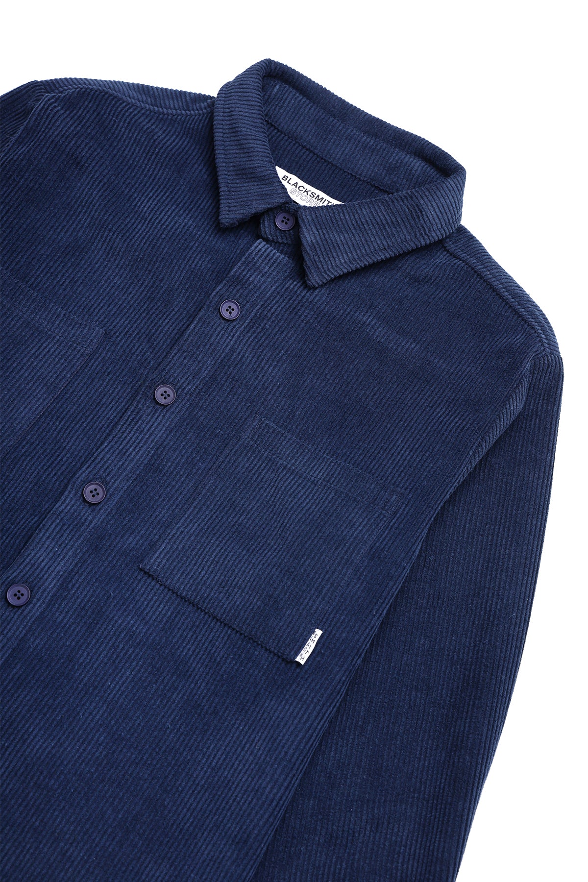 Blacksmith - Corduroy Shirt - Navy - Image 2