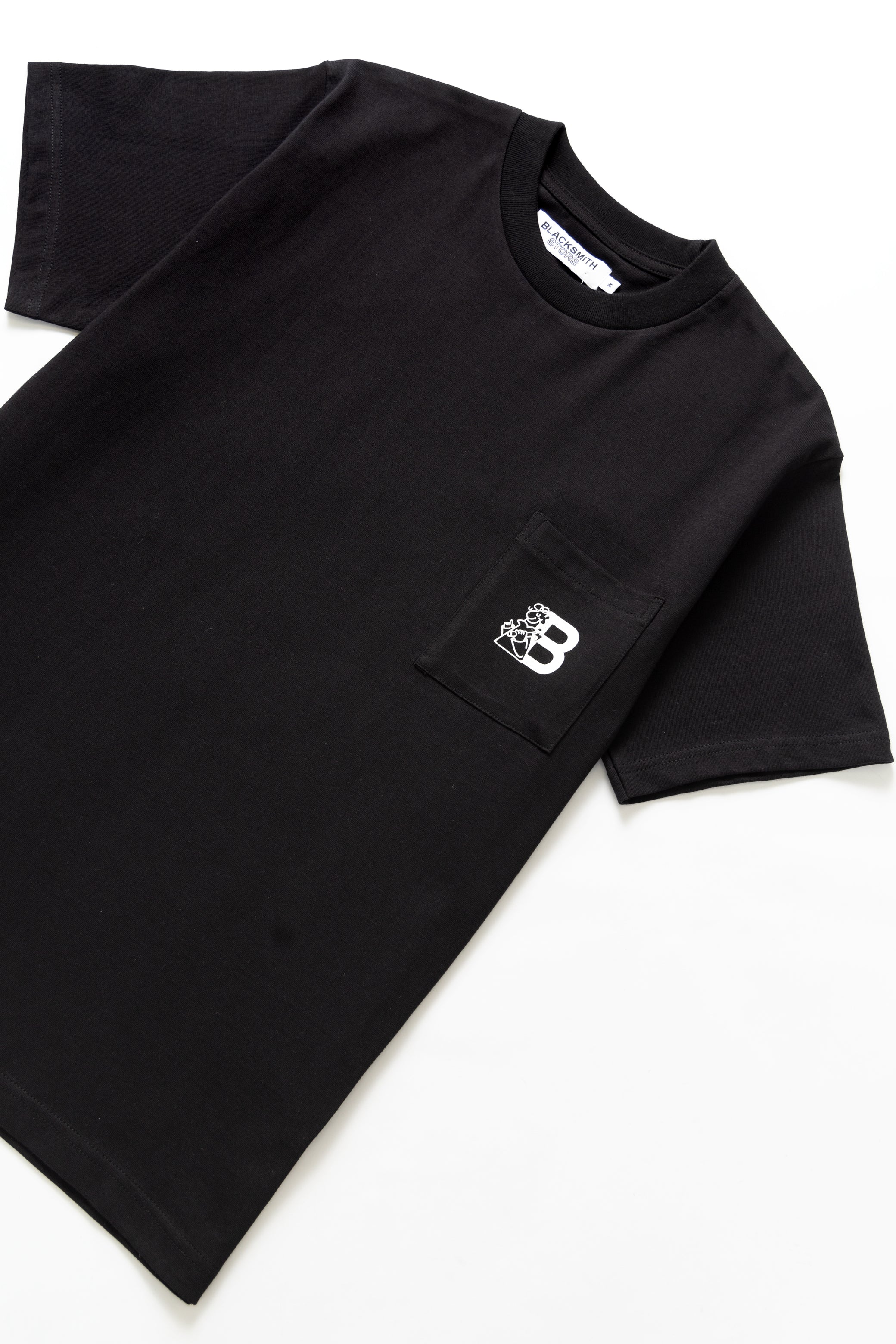 Blacksmith - Pocket Tee - Black - Image 2