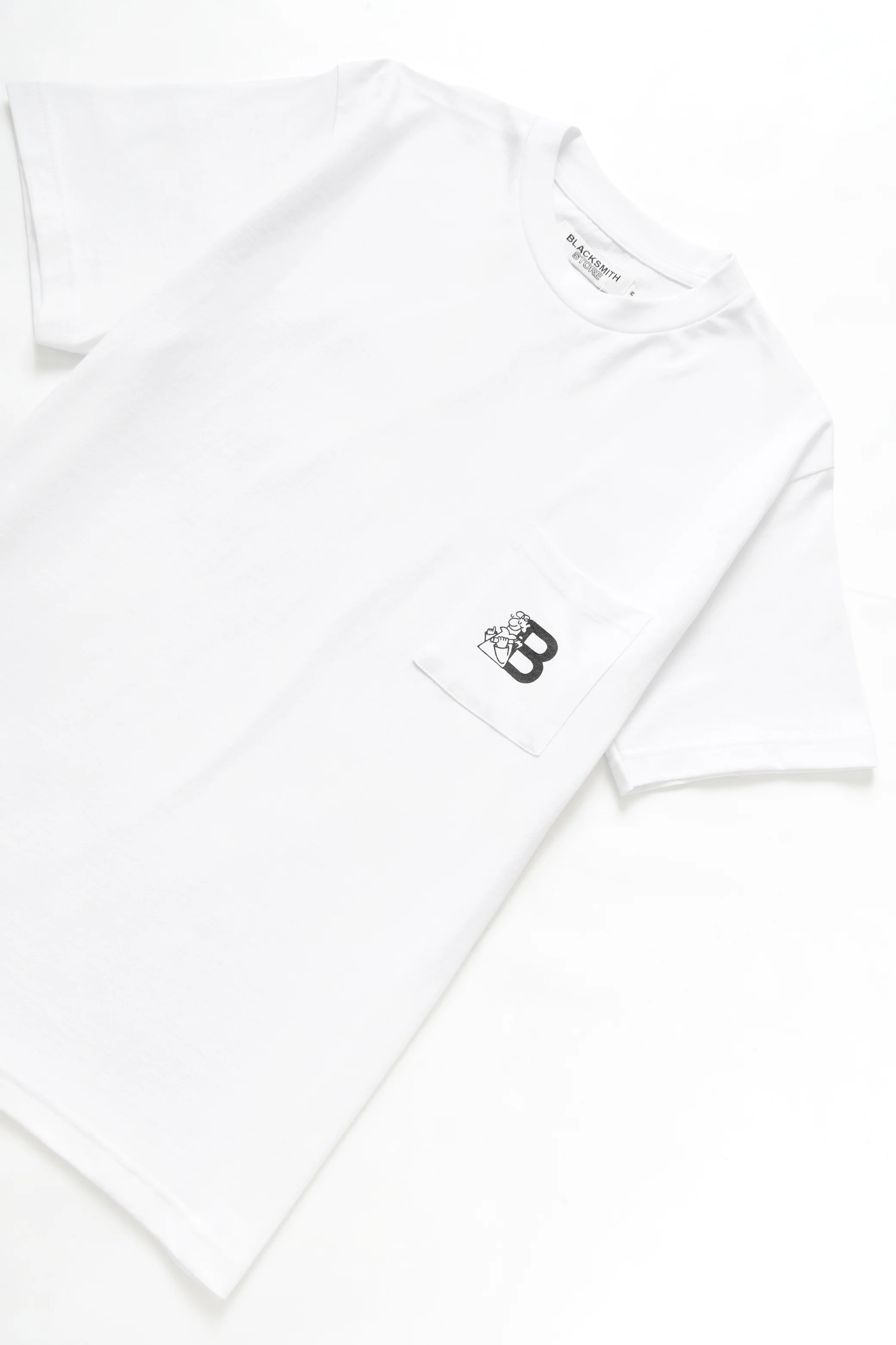 Blacksmith - Pocket Tee - White - Image 2