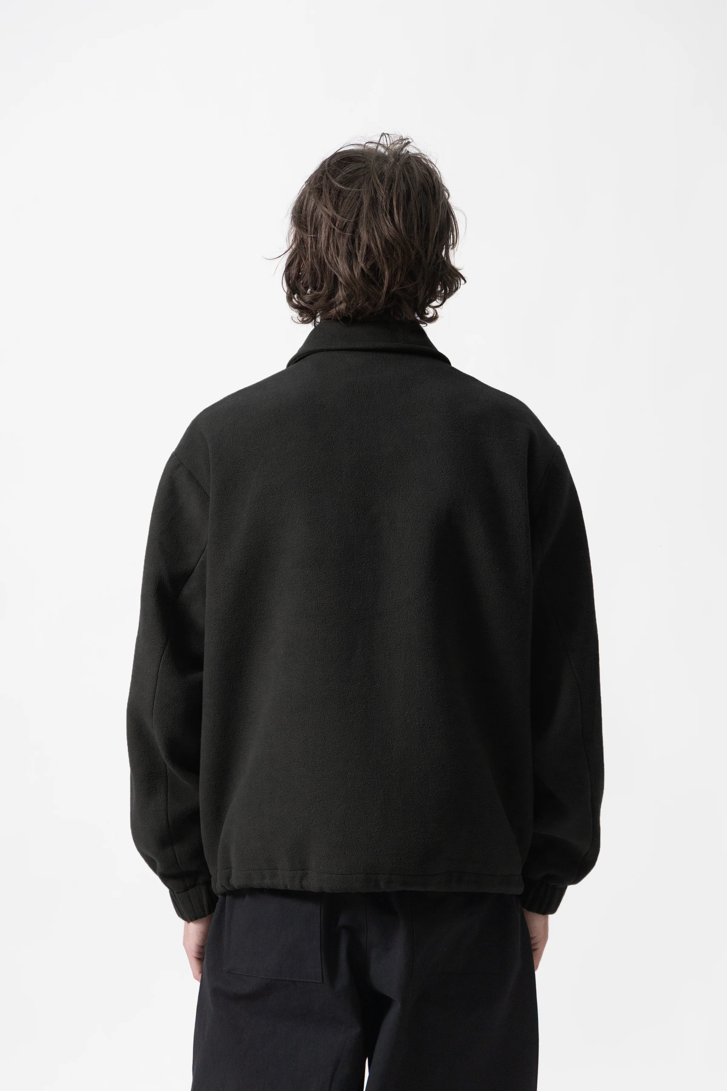 Blacksmith - Polar Fleece Warm Up Jacket - Black - Image 4