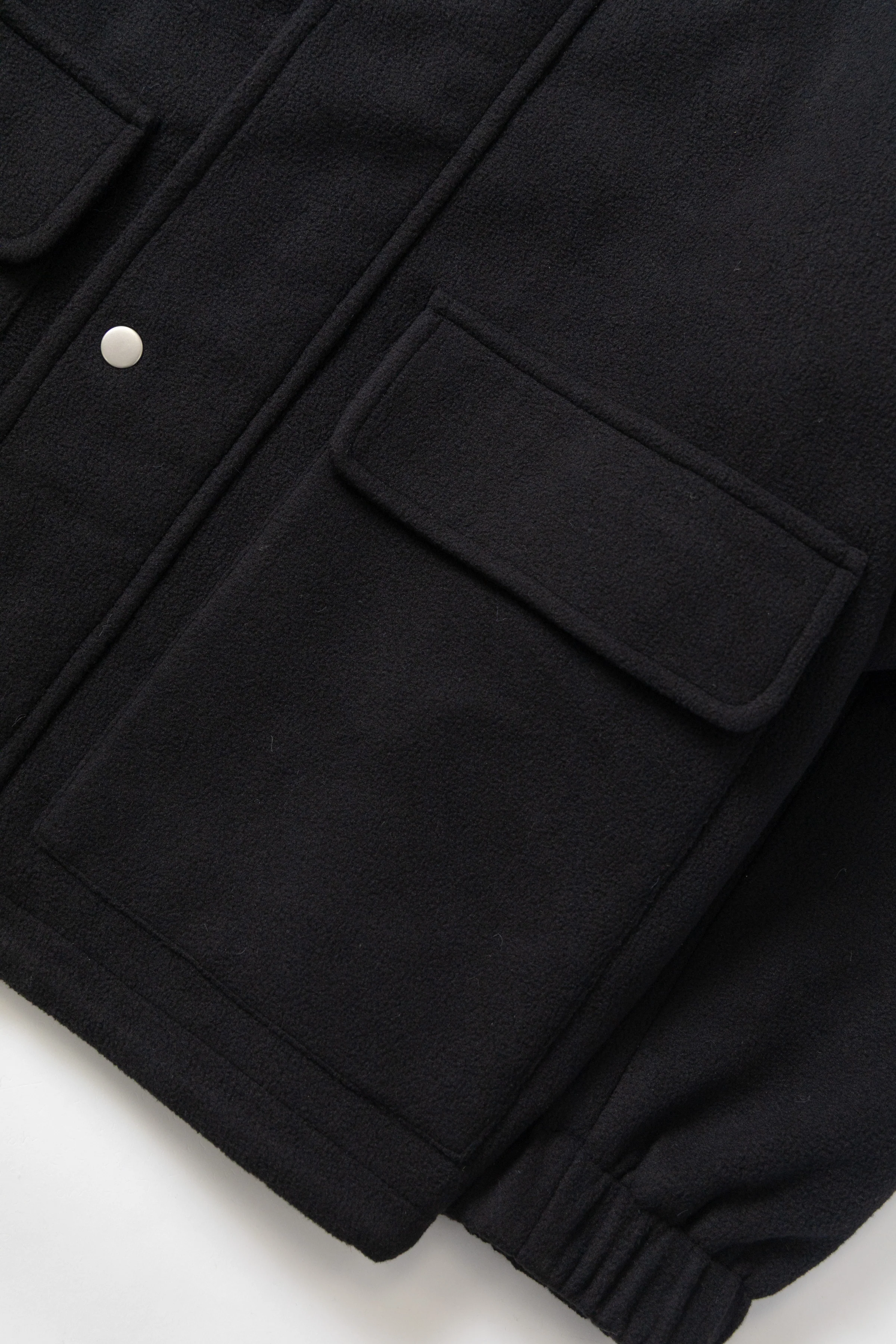 Blacksmith - Polar Fleece Warm Up Jacket - Black - Image 6