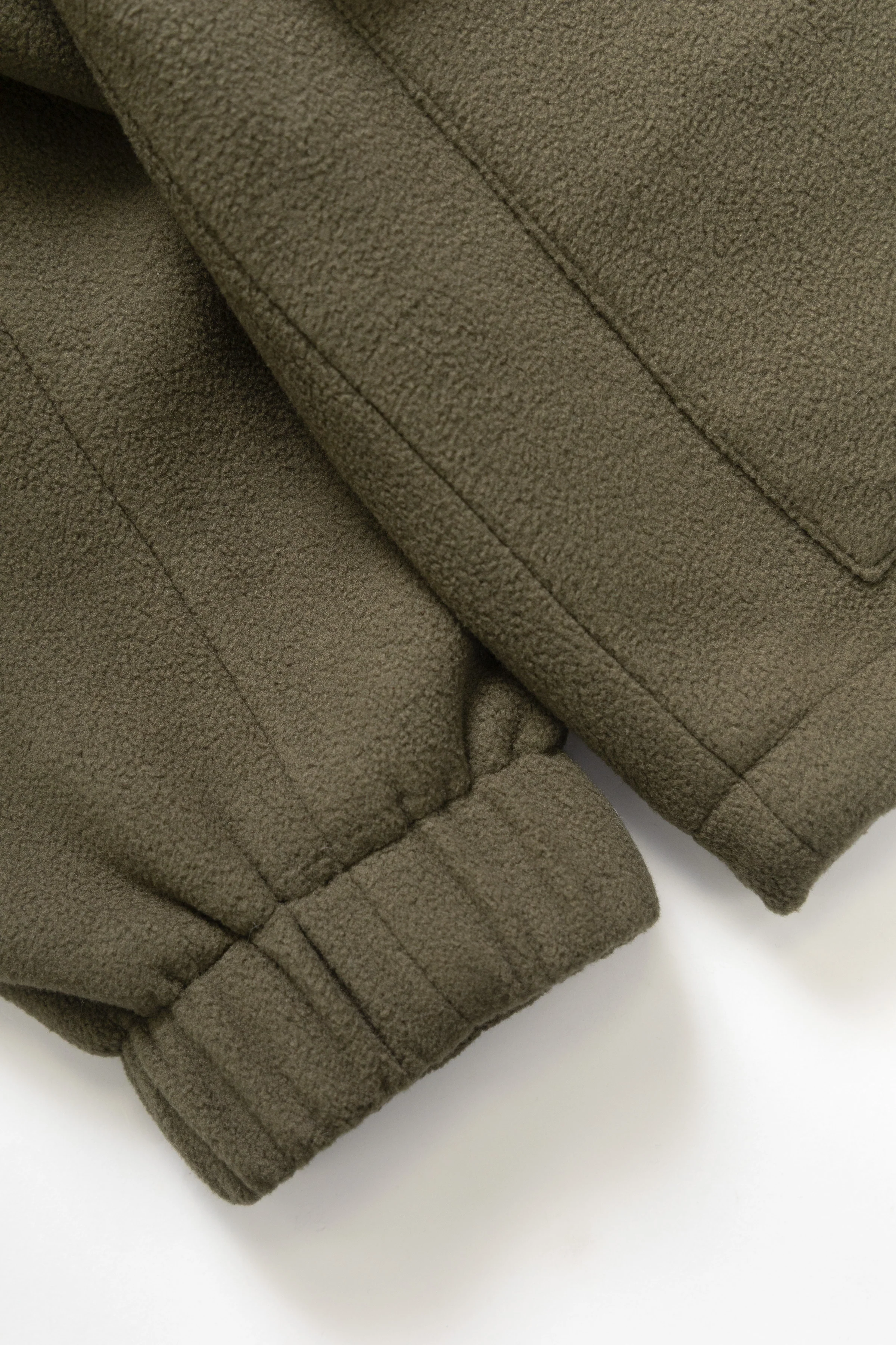 Blacksmith - Polar Fleece Warm Up Jacket - Olive - Image 10