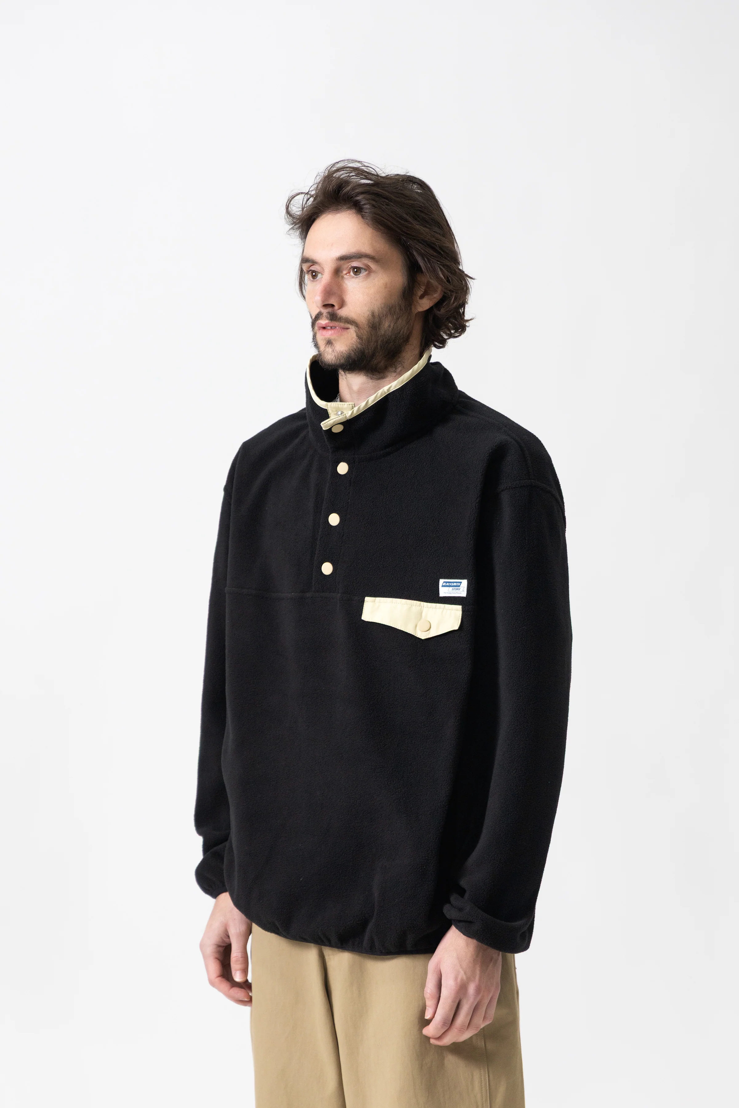 Blacksmith - Popover Polar Fleece - Black - Image 3