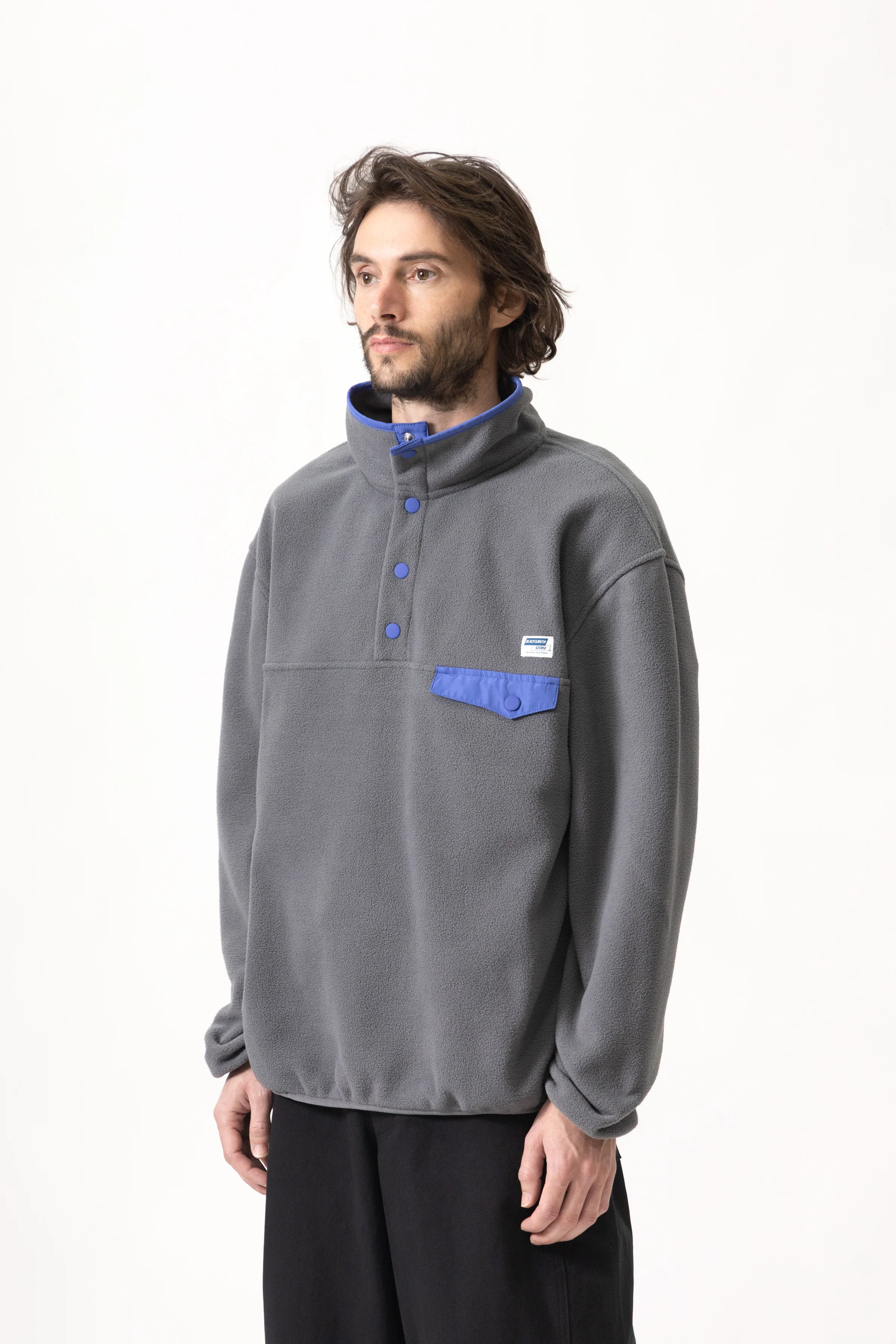 Blacksmith - Popover Polar Fleece - Grey - Image 3