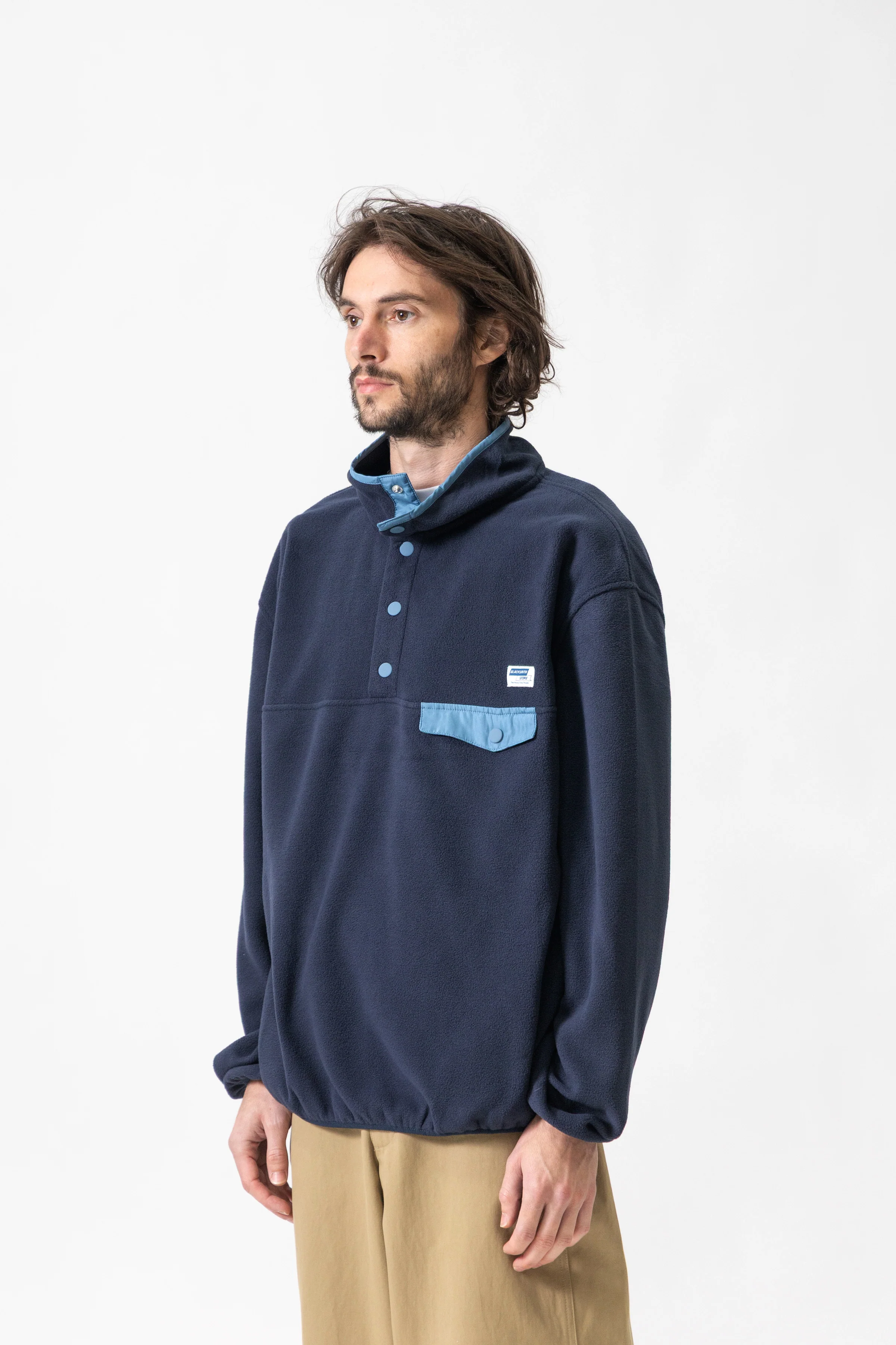 Blacksmith - Popover Polar Fleece - Navy - Image 3