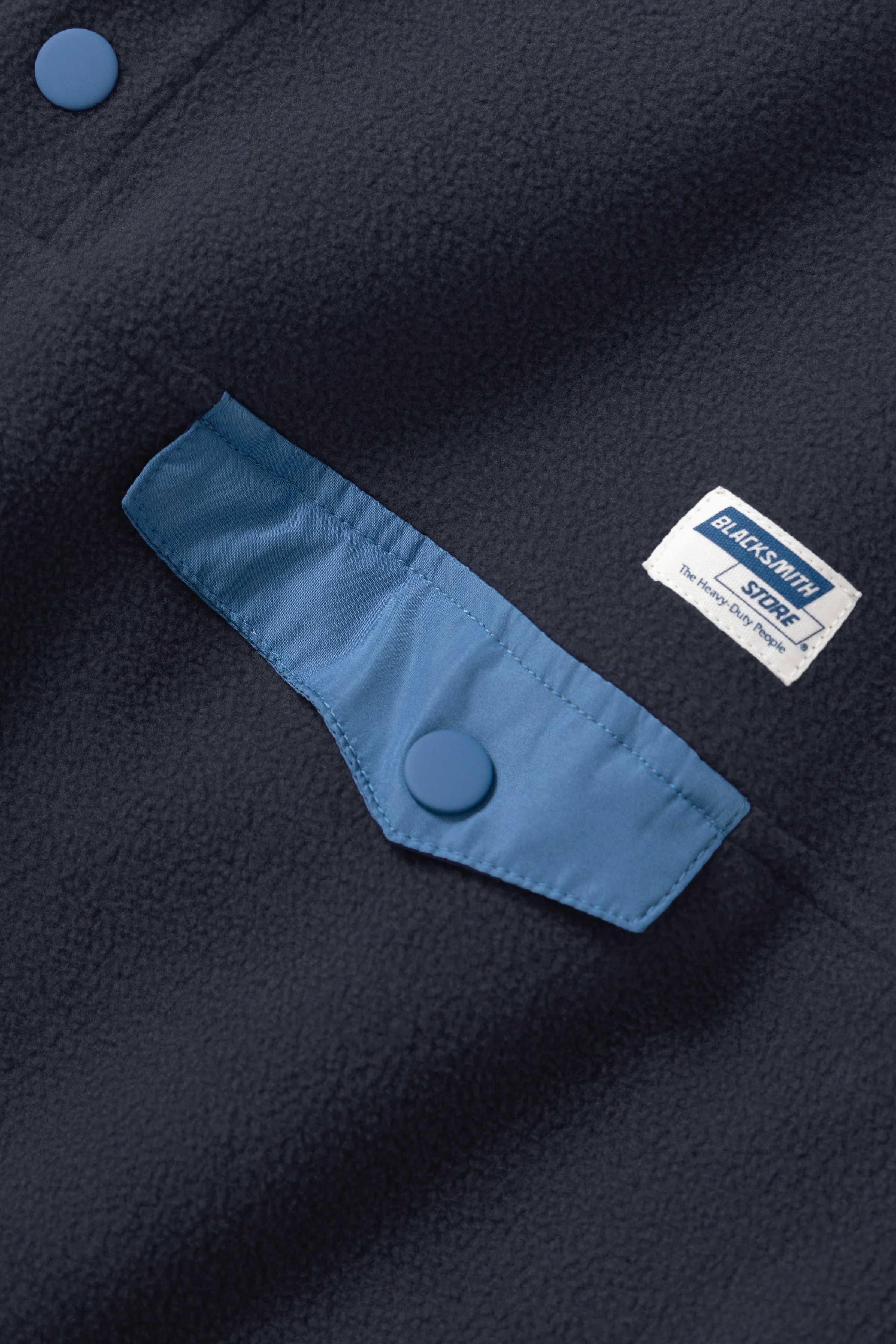 Blacksmith - Popover Polar Fleece - Navy - Image 8