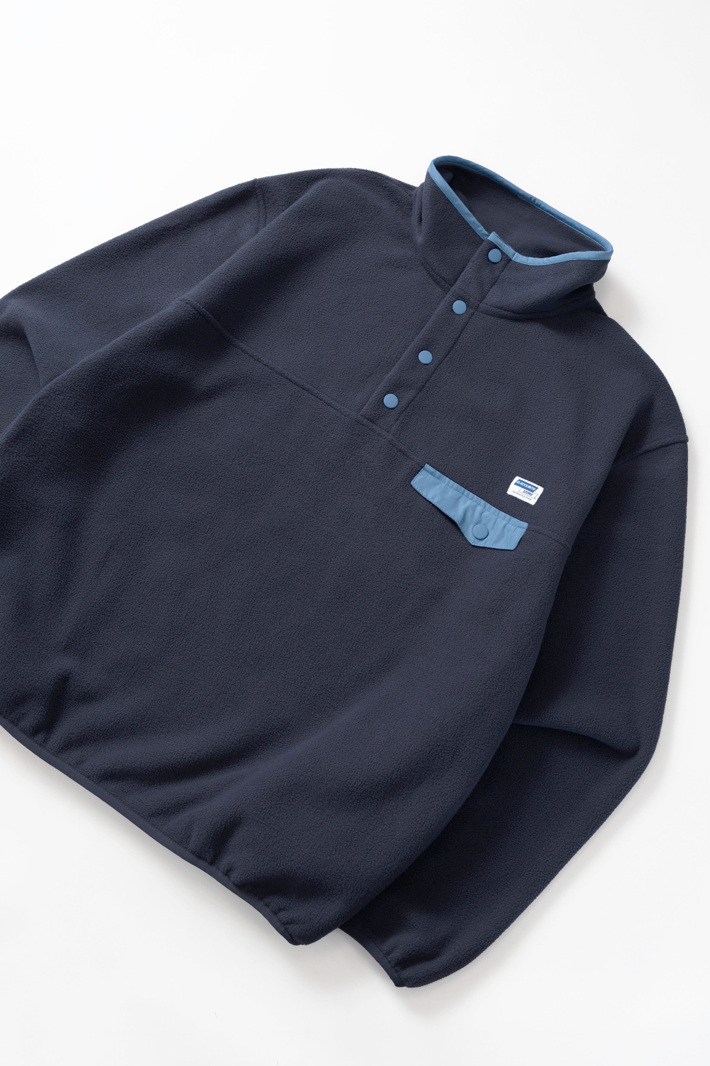 Blacksmith - Popover Polar Fleece - Navy - Image 9