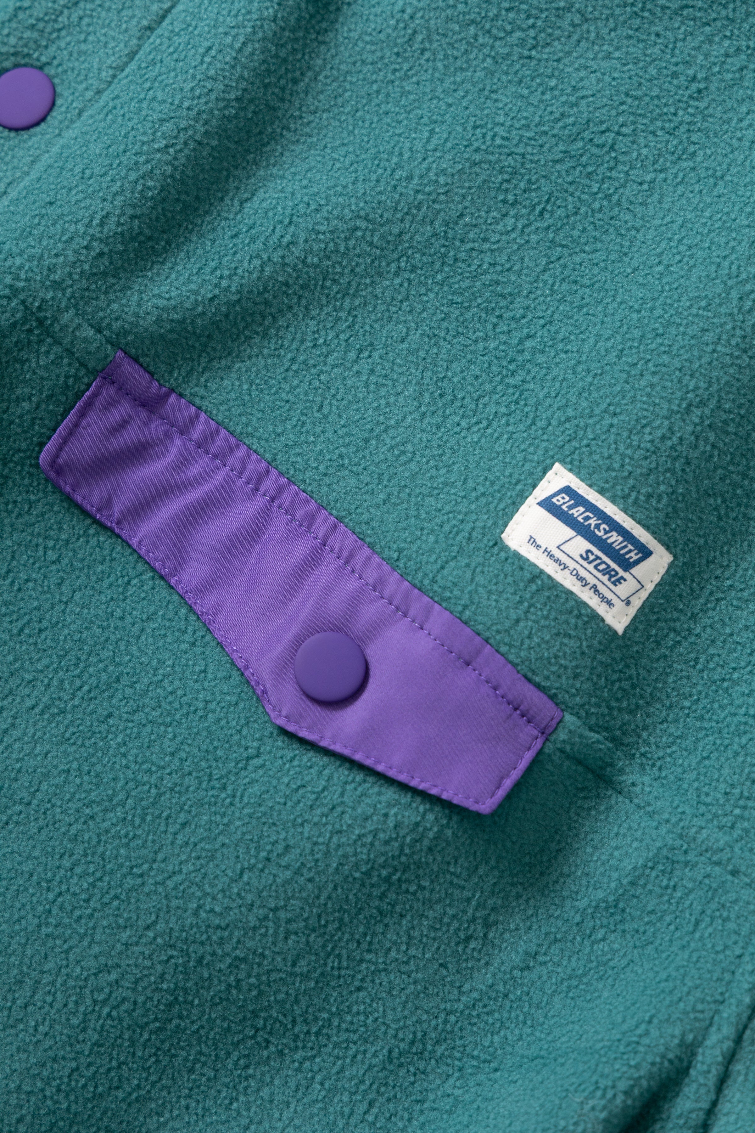 Blacksmith - Popover Polar Fleece - Teal - Image 8
