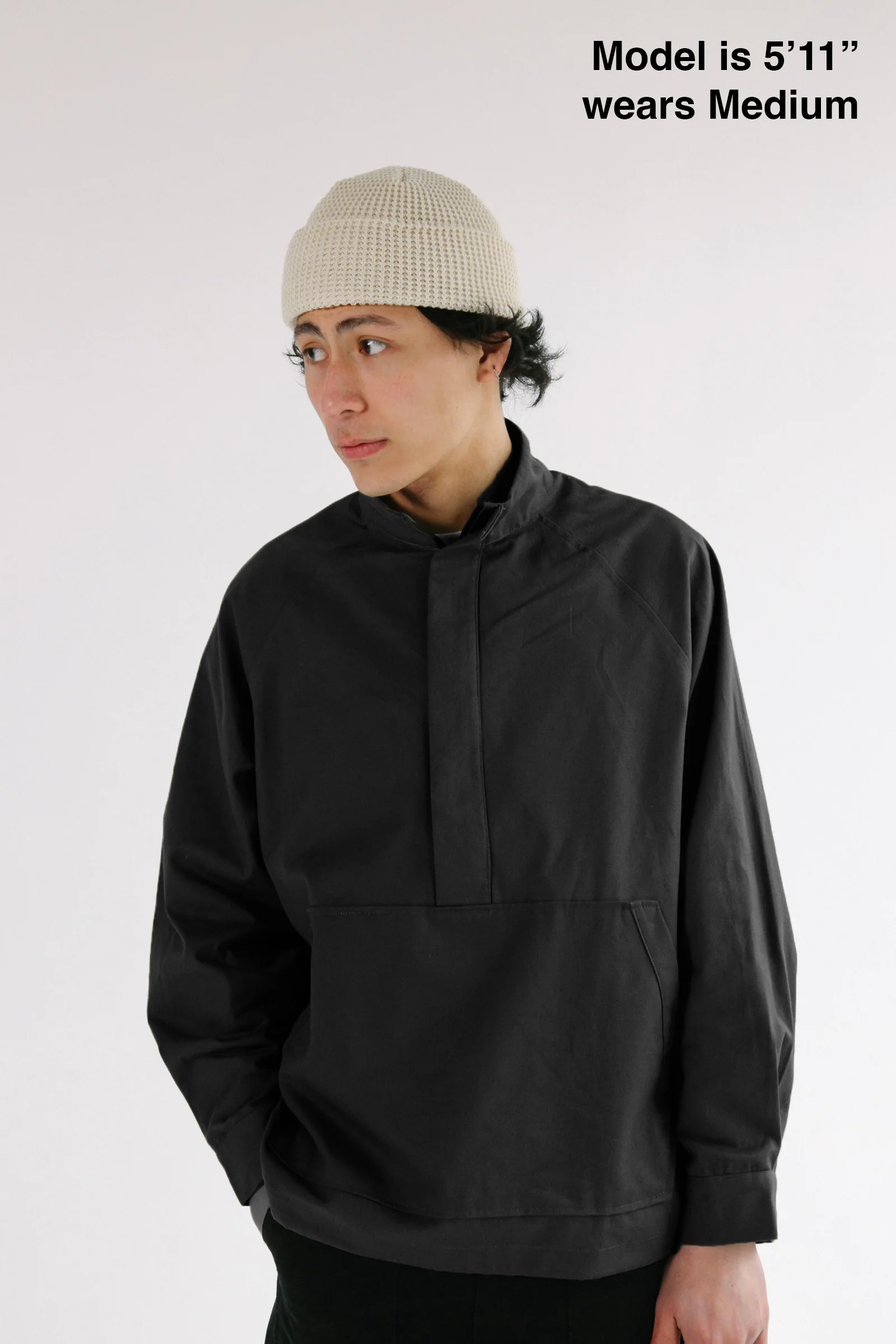 Blacksmith - Popover Wind Shirt - Black - Image 2
