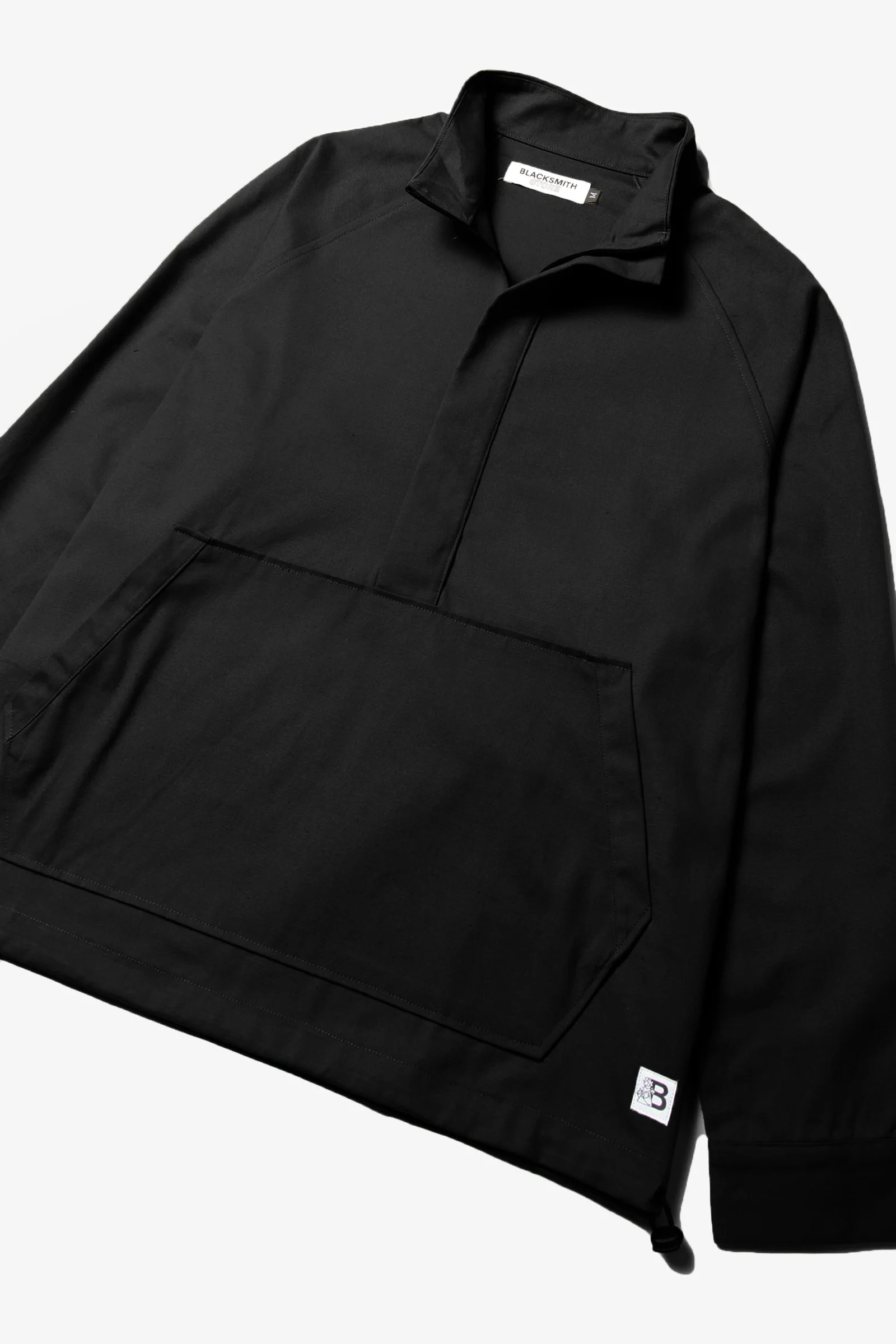 Blacksmith - Popover Wind Shirt - Black - Image 3