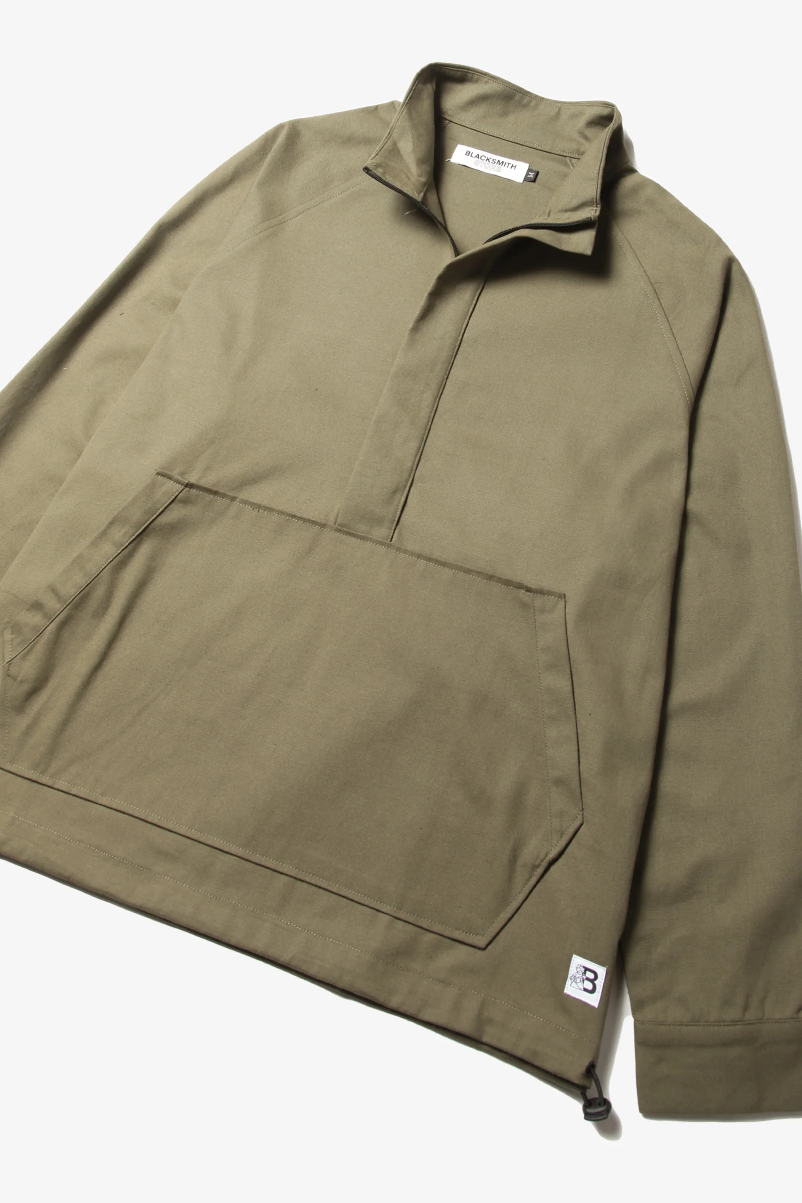 Blacksmith - Popover Wind Shirt - Olive - Image 3
