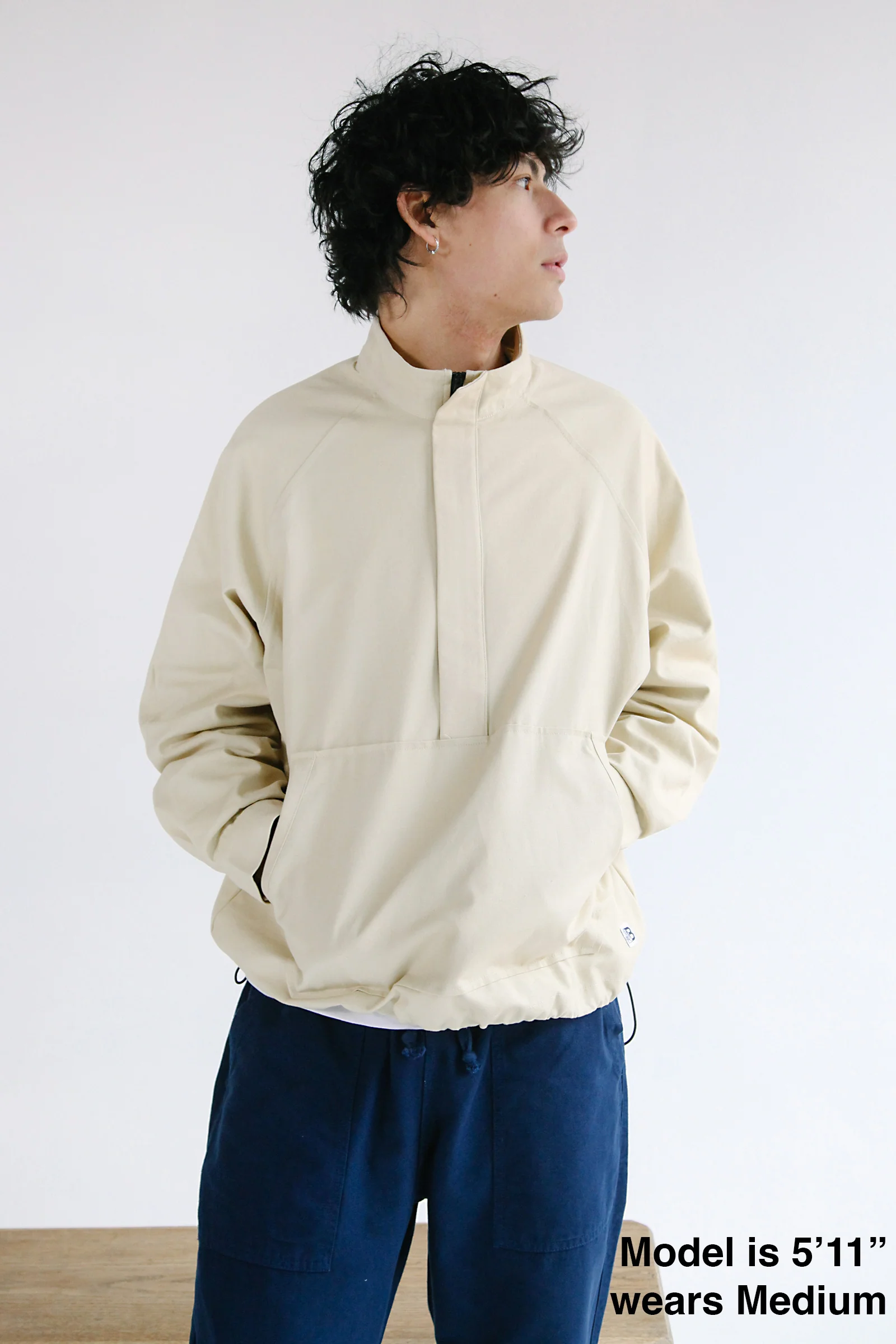 Blacksmith - Popover Wind Shirt - Beige - Image 2