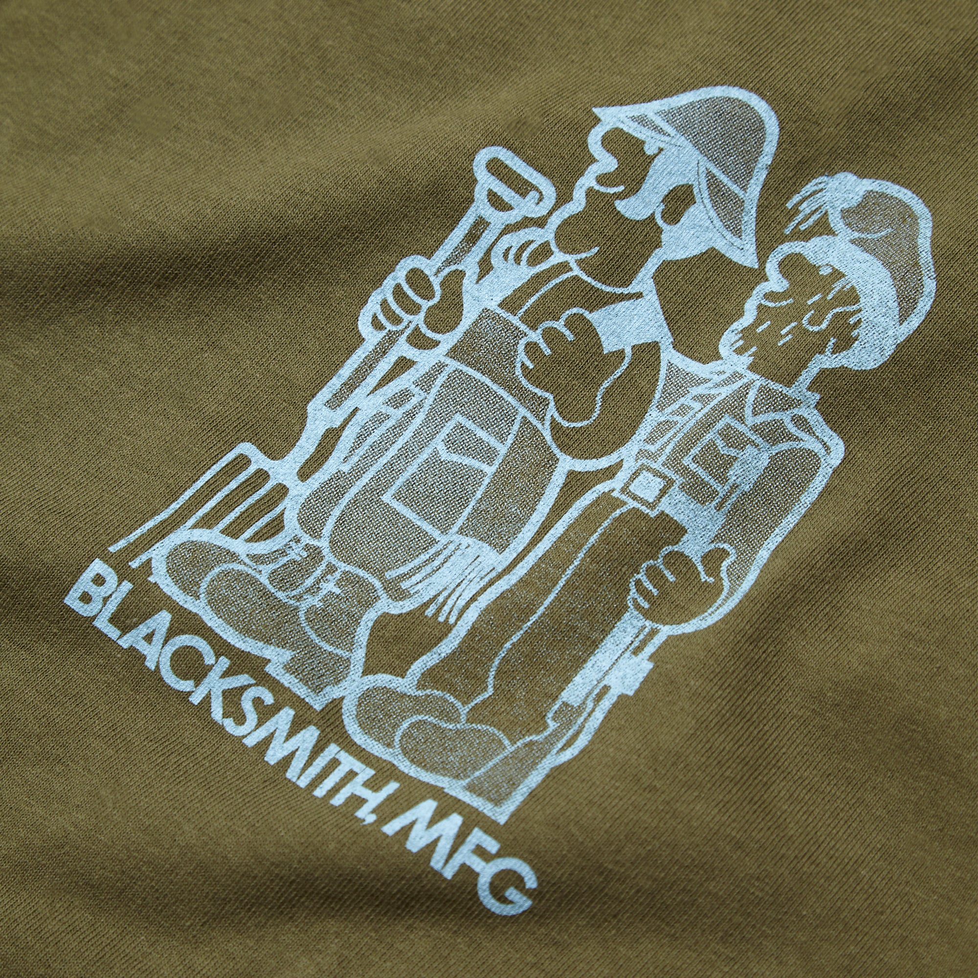 Blacksmith - Pray For Peace, Prep For War Tee - Olive - Image 2