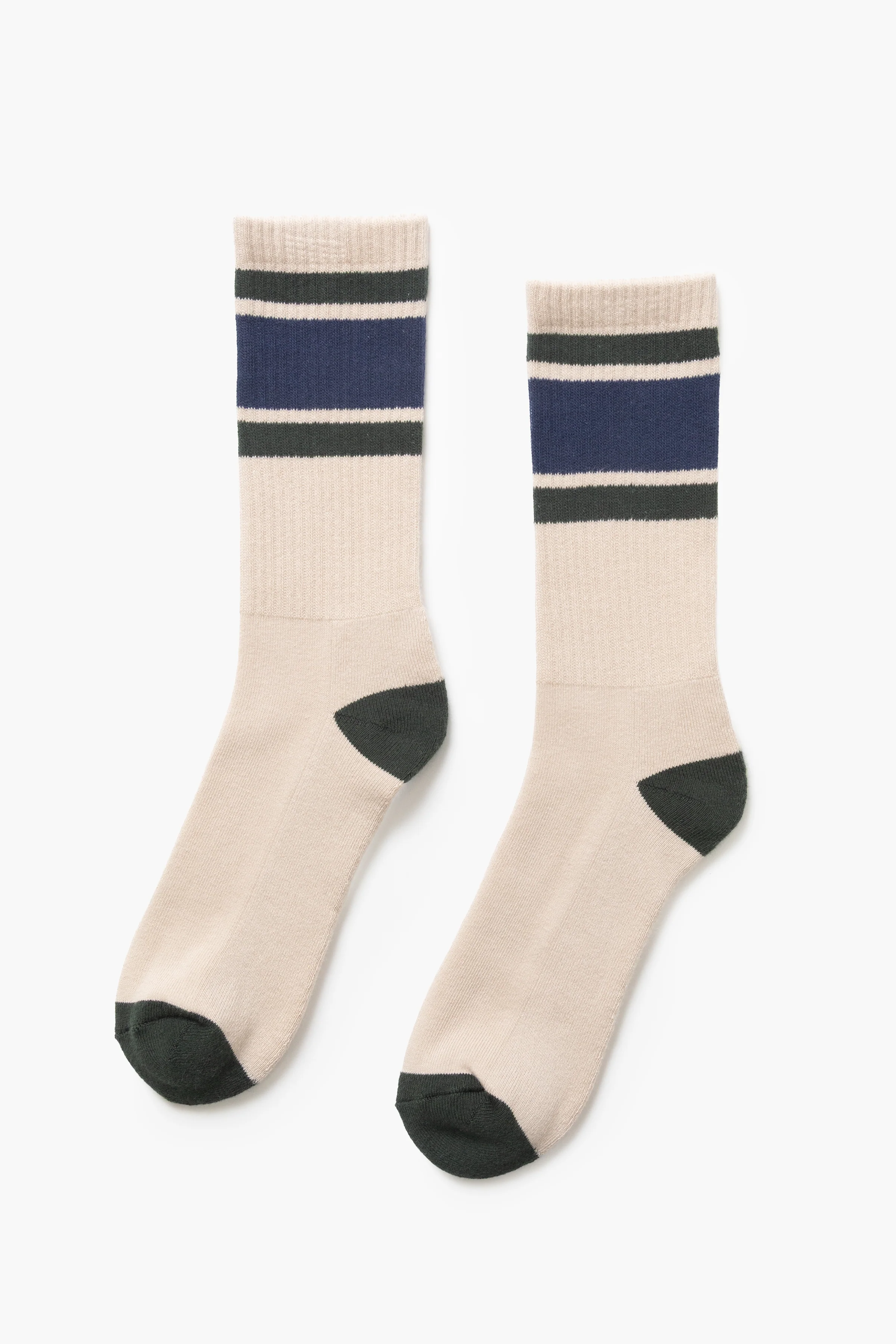 Blacksmith - Ringer Socks Three Pack - Natural - Image 4