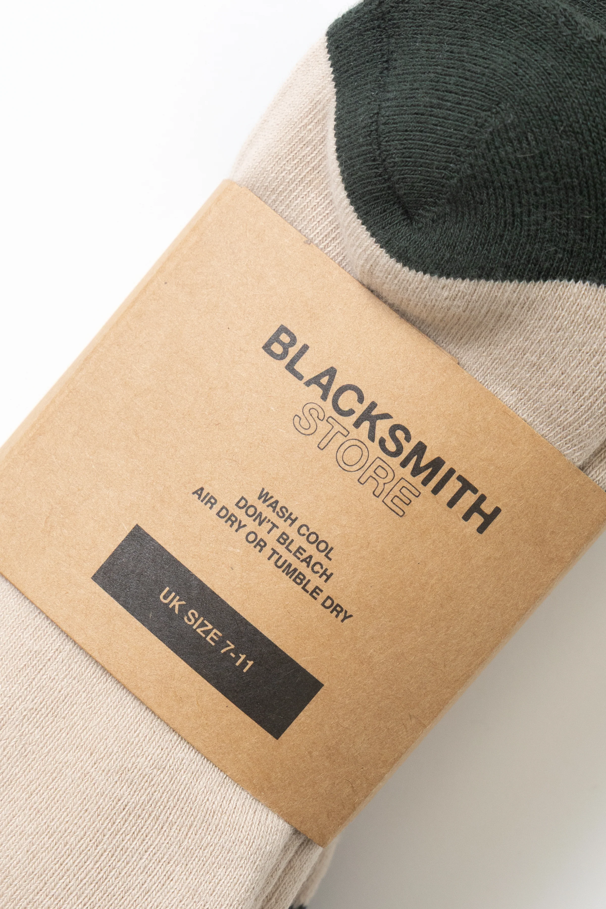 Blacksmith - Ringer Socks Three Pack - Natural - Image 5