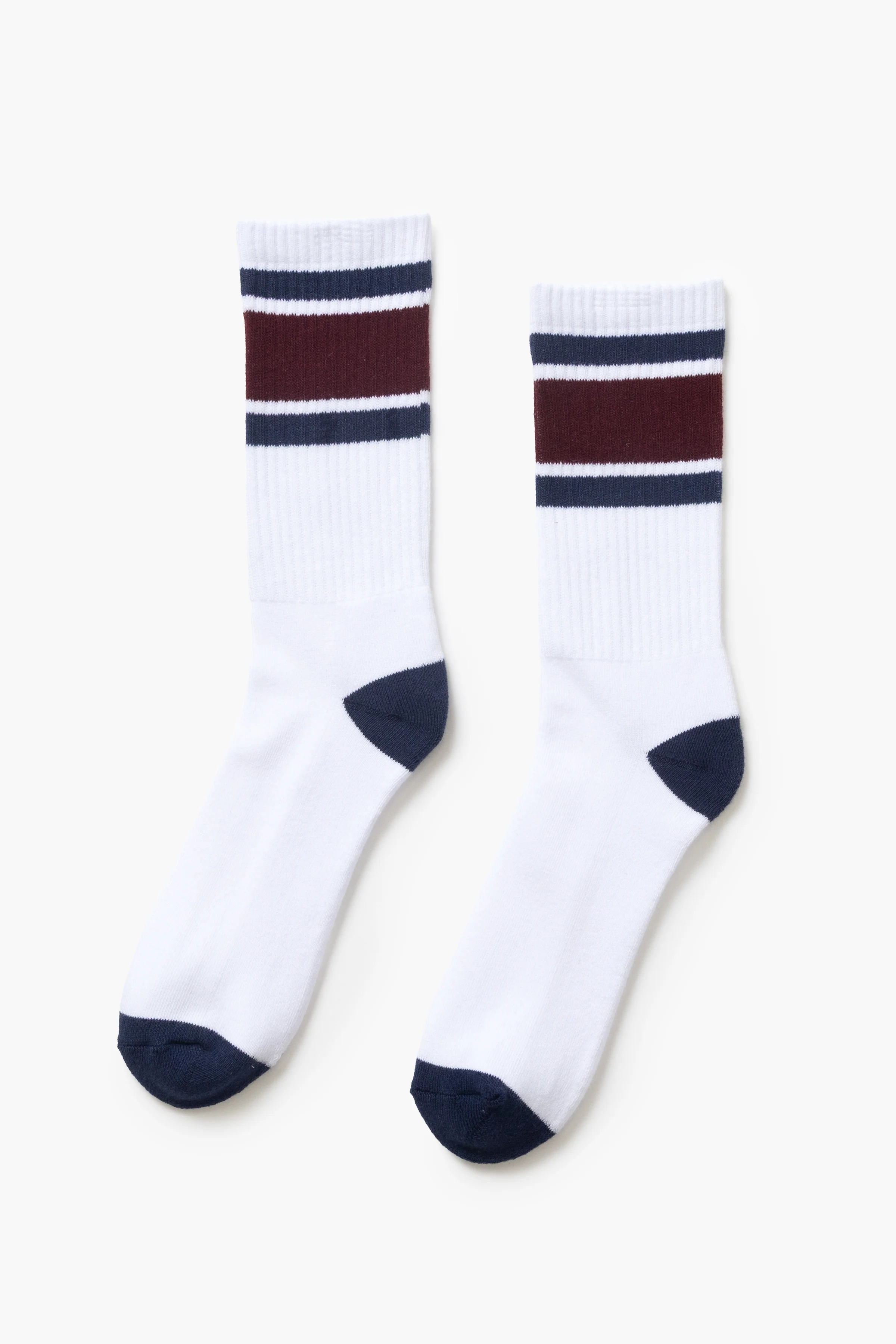 Blacksmith - Ringer Socks Three Pack - White - Image 3