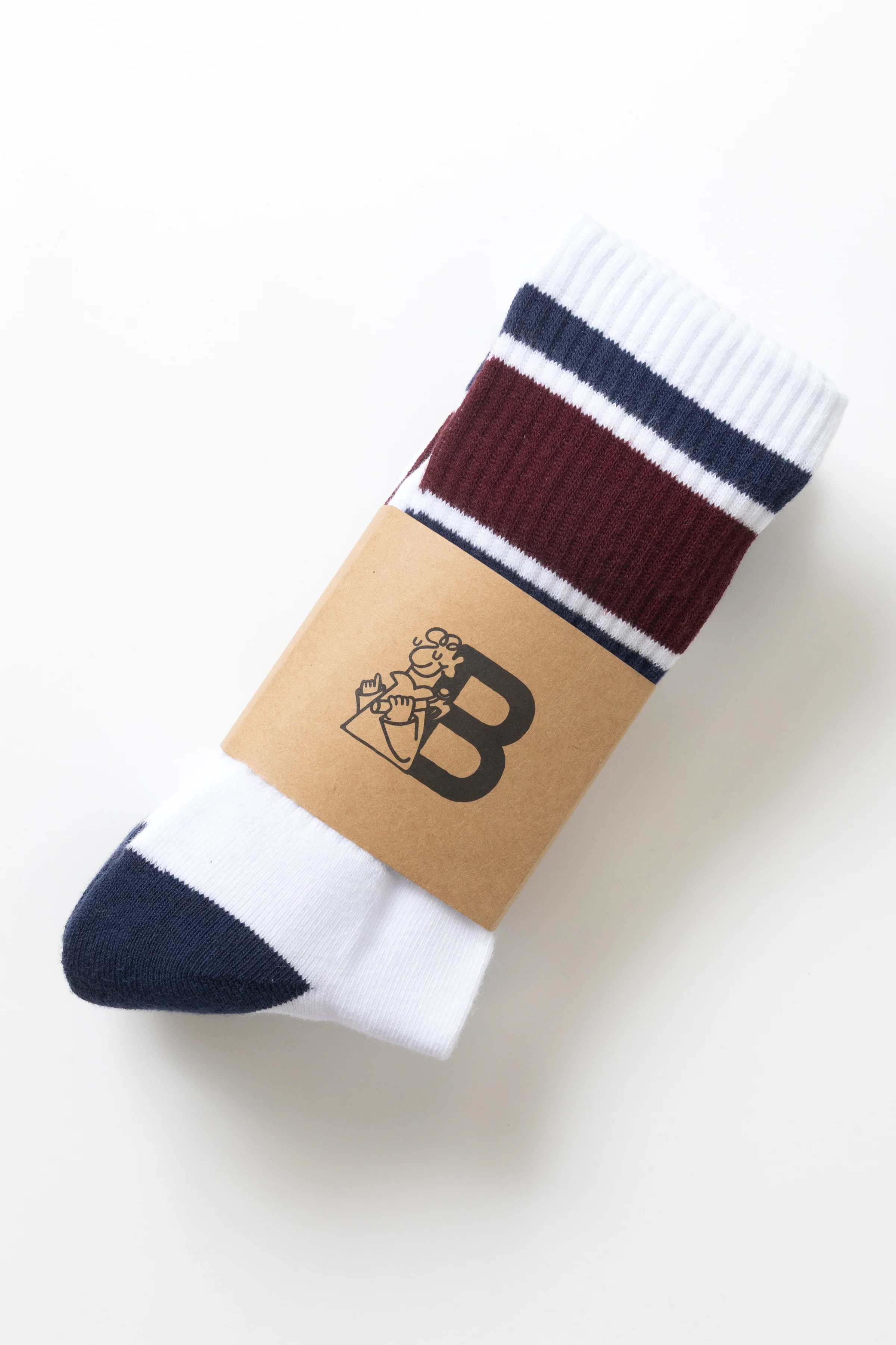 Blacksmith - Ringer Socks Three Pack - White - Image 5