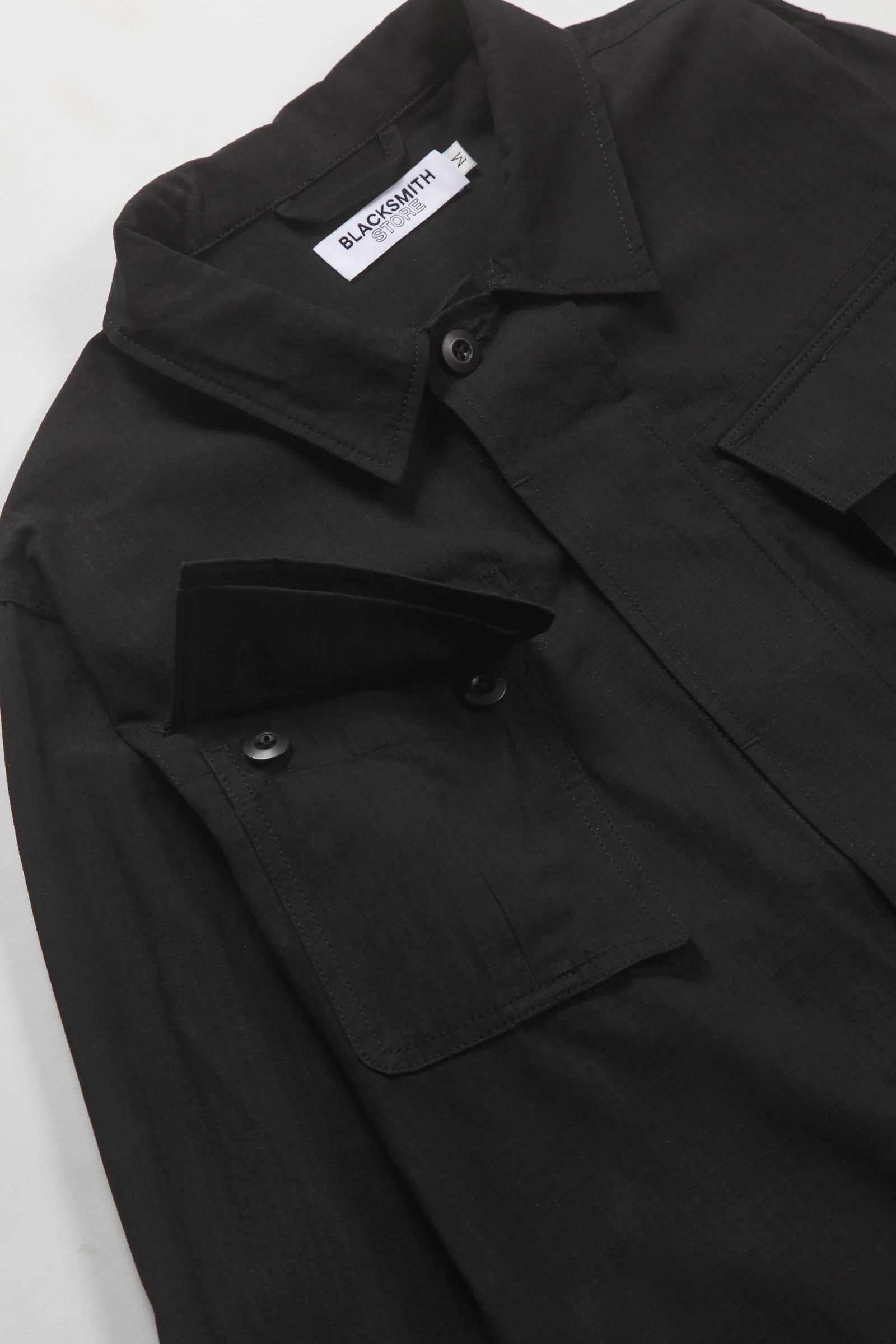 Blacksmith - Ripstop BDU Overshirt - Black - Image 2
