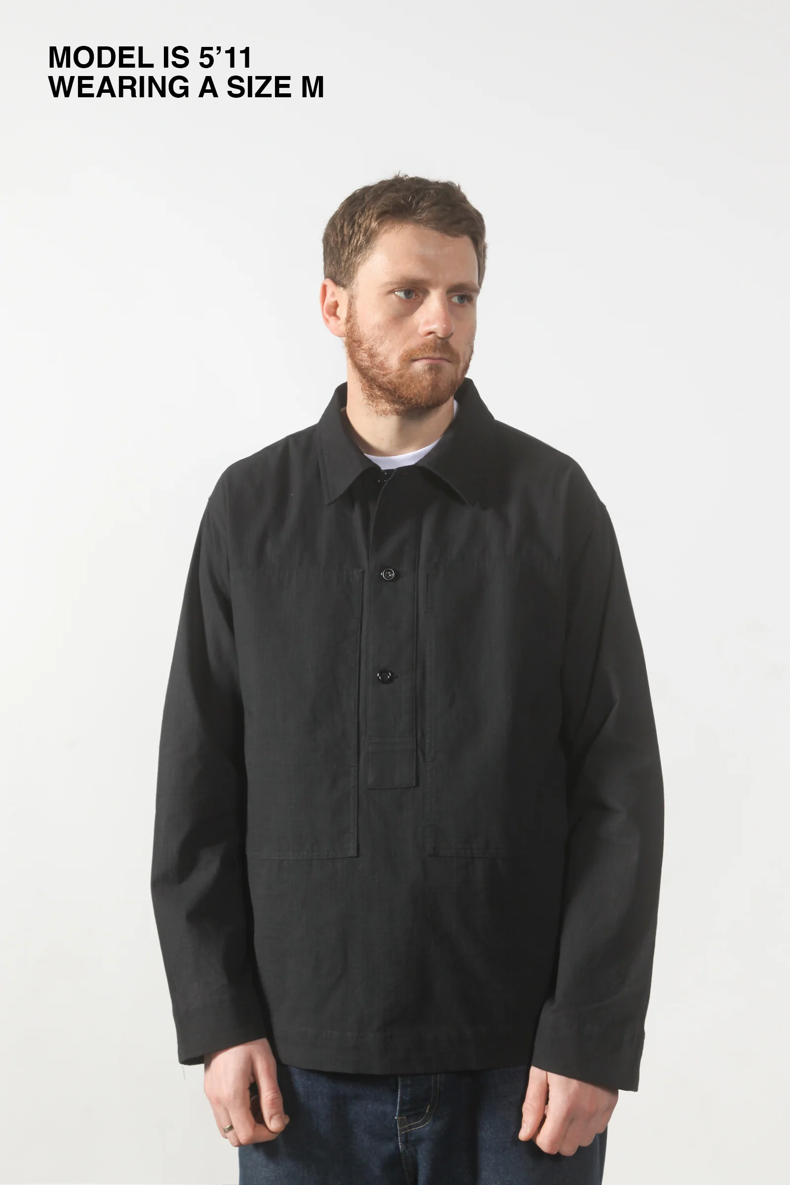Blacksmith - Ripstop Military Popover - Black - Image 4