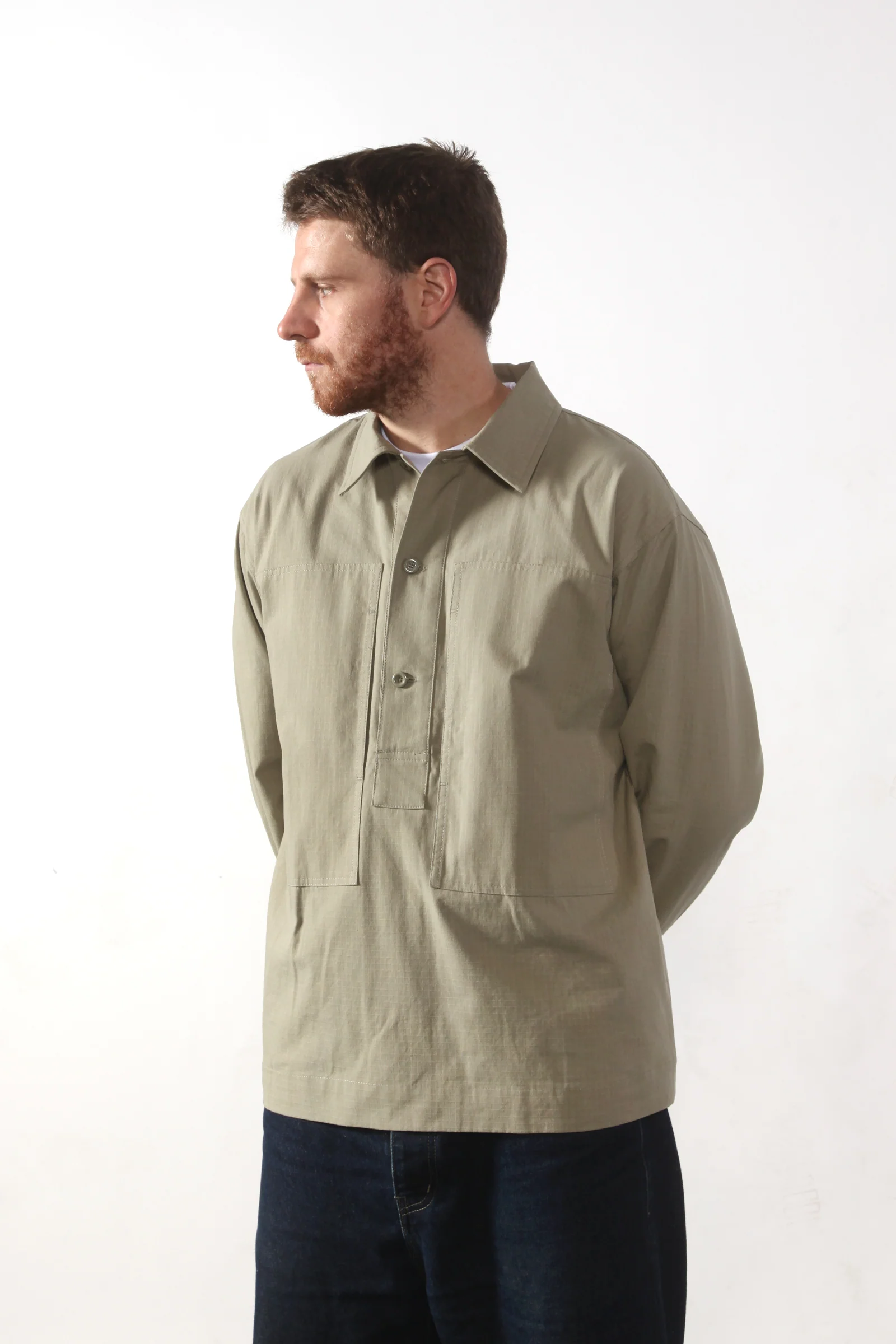 Blacksmith - Ripstop Military Popover - Sage - Image 4