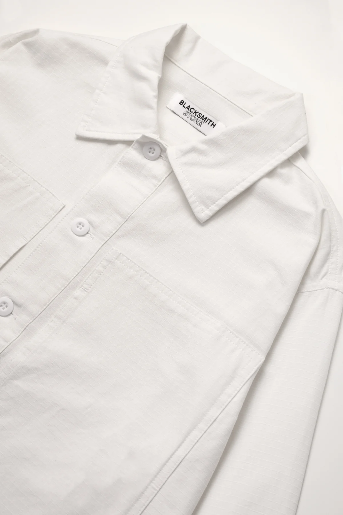 Blacksmith - Ripstop Military Popover - White - Image 2