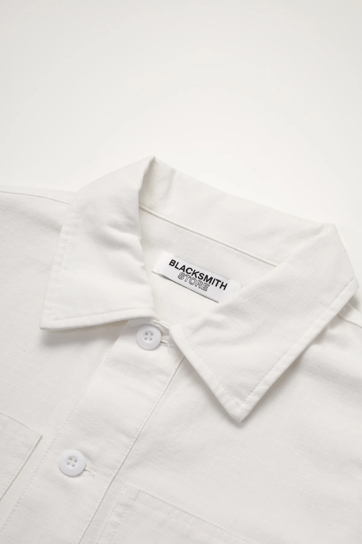 Blacksmith - Ripstop Military Popover - White - Image 3