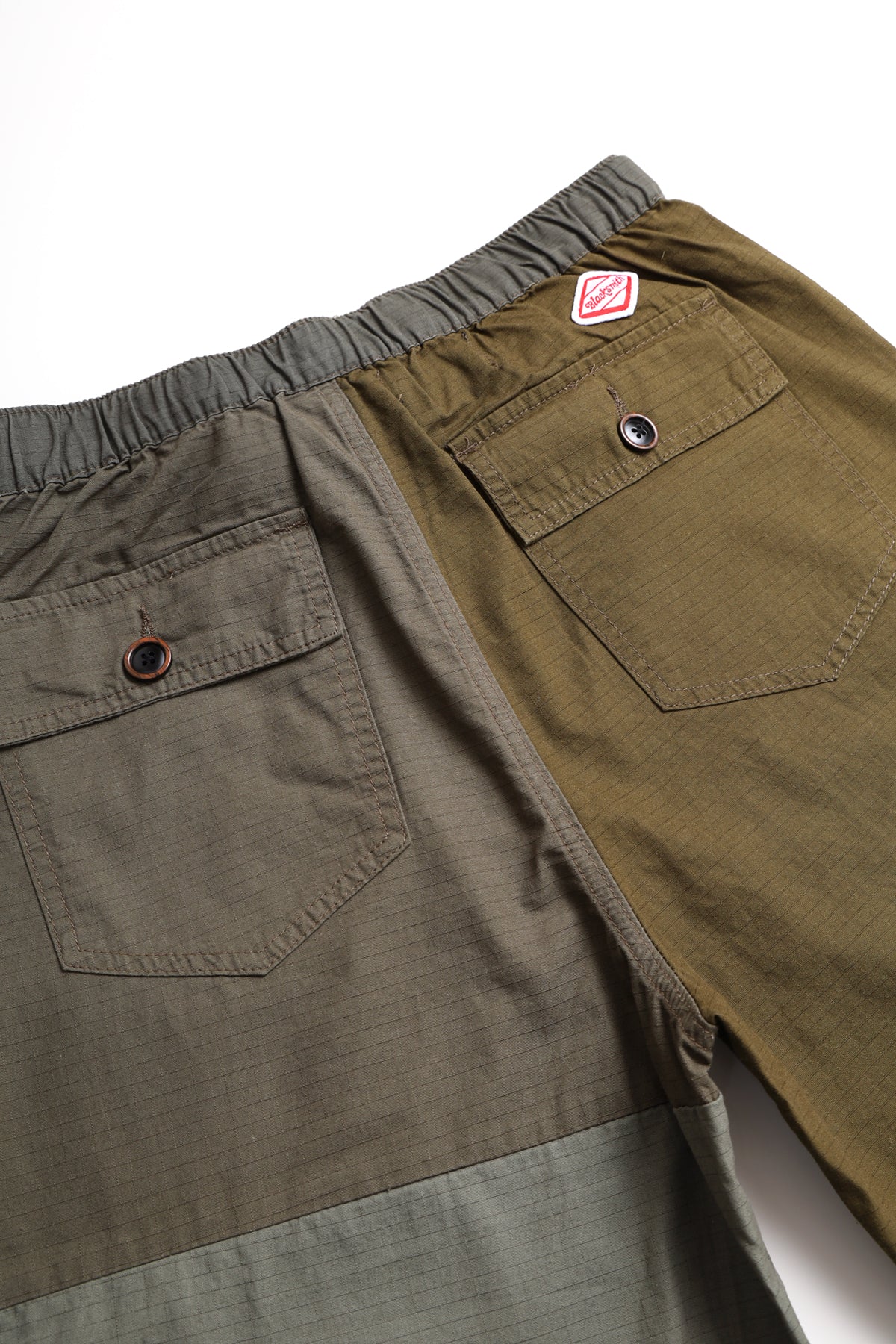 Blacksmith - Ripstop Patchwork Pants - Olive - Image 4