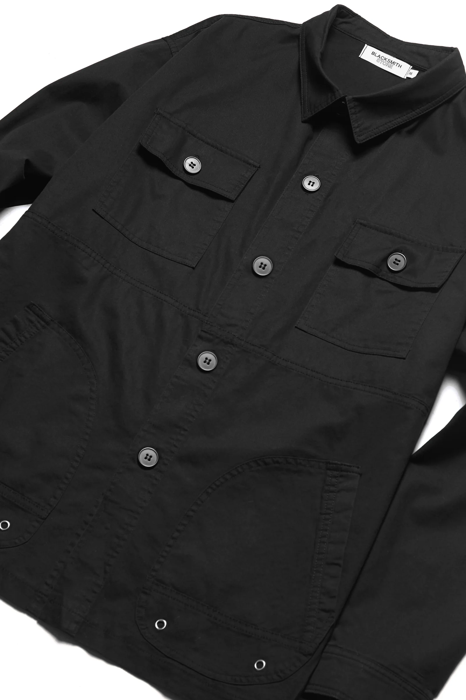 Blacksmith - Safari CPO Overshirt - Black - Image 3