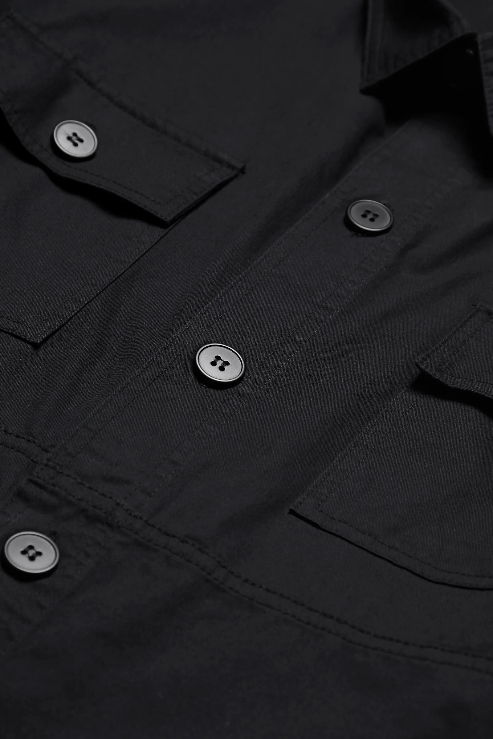 Blacksmith - Safari CPO Overshirt - Black - Image 4