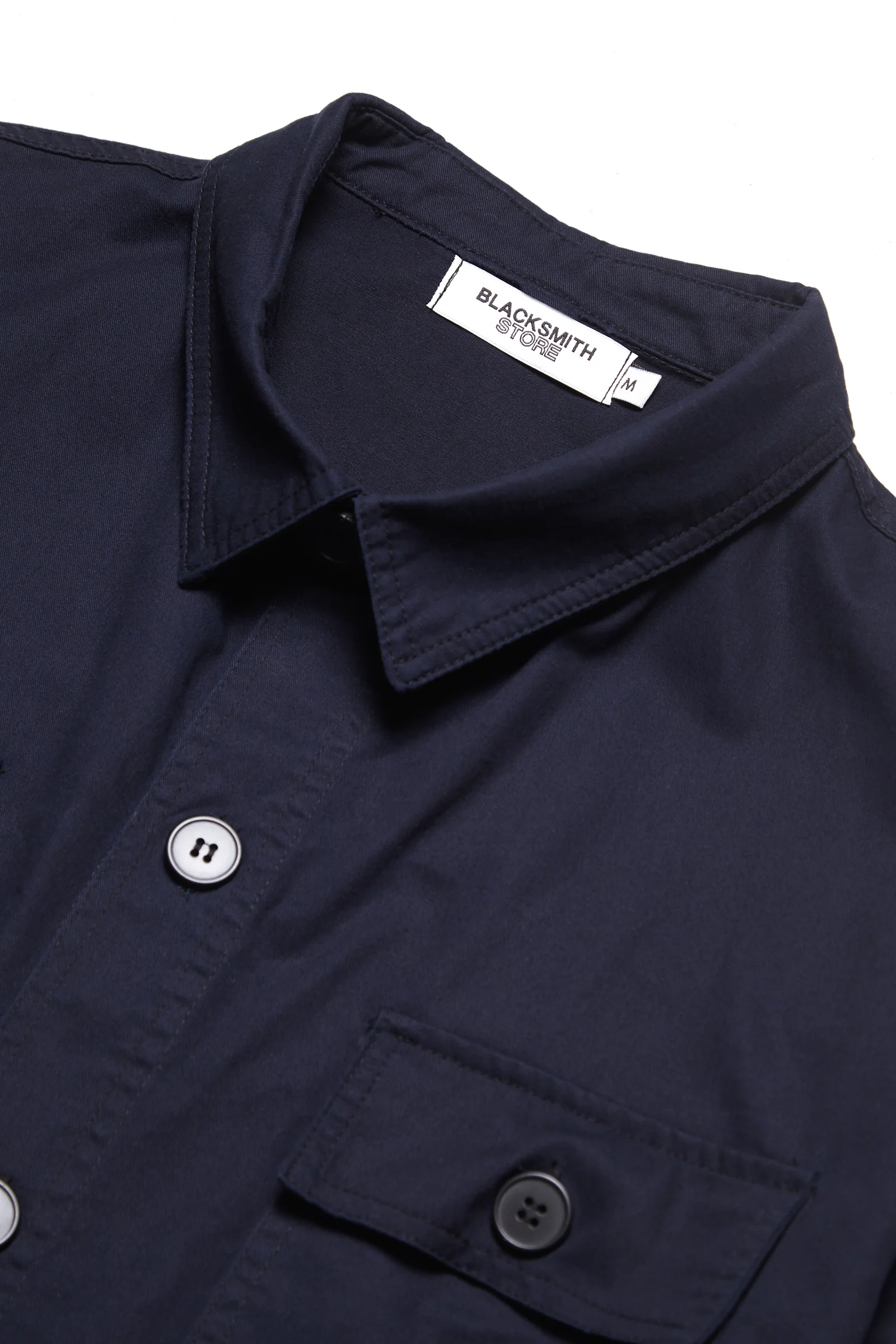 Blacksmith - Safari CPO Overshirt - Navy - Image 2