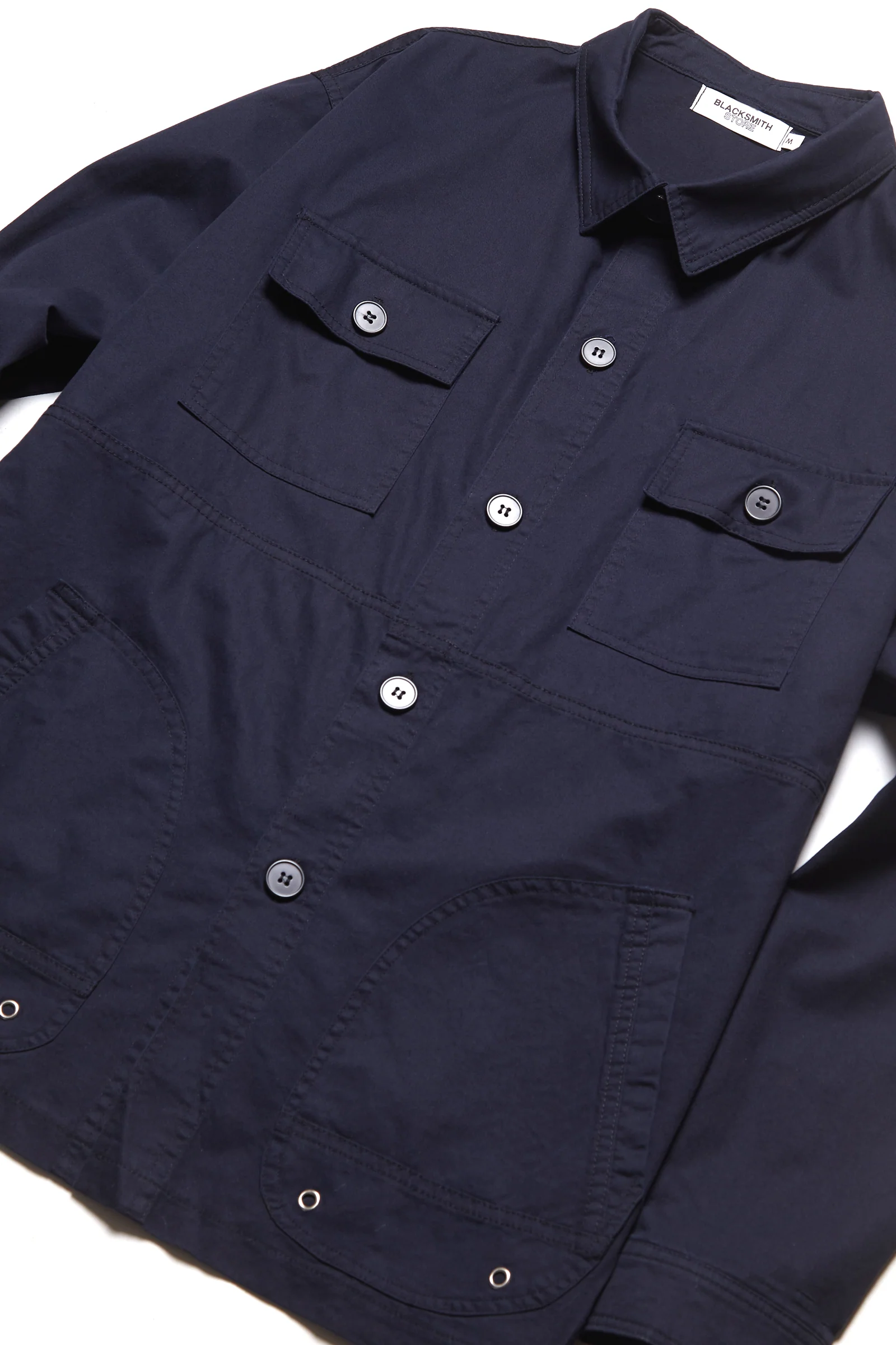 Blacksmith - Safari CPO Overshirt - Navy - Image 3