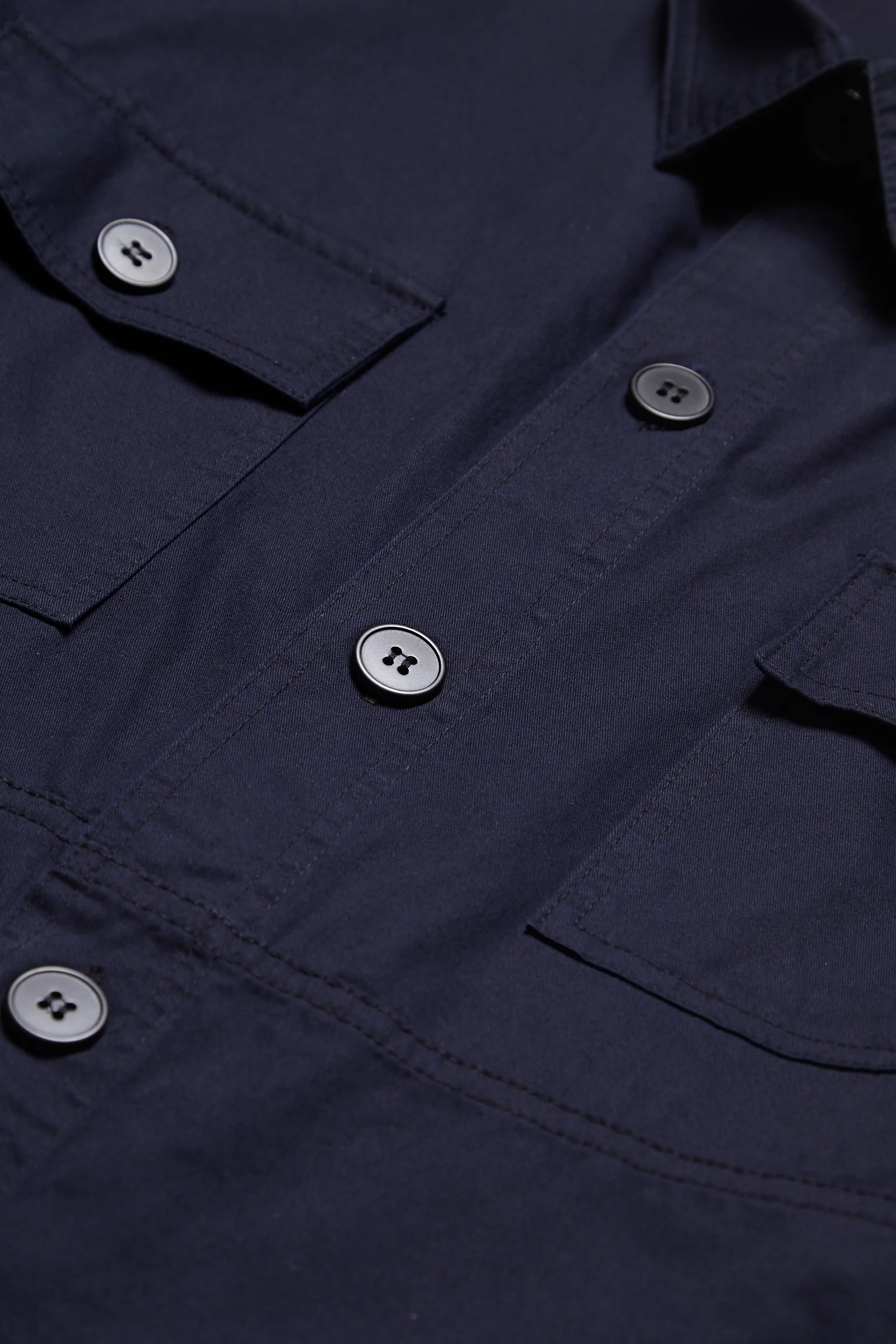 Blacksmith - Safari CPO Overshirt - Navy - Image 4