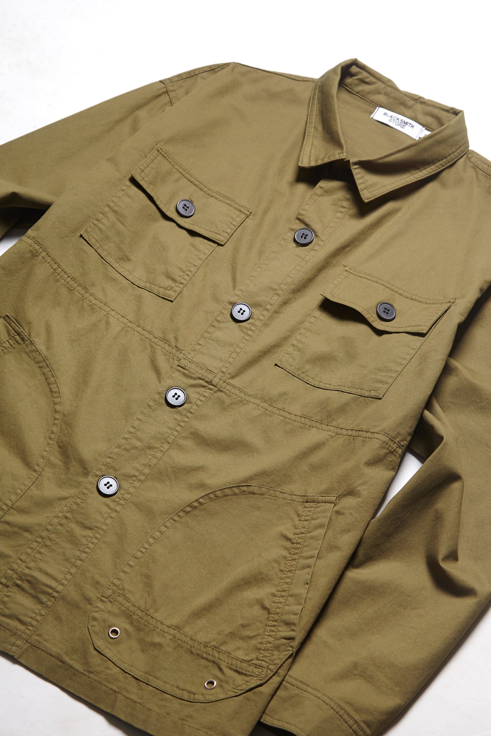 Blacksmith - Safari CPO Overshirt - Olive - Image 2