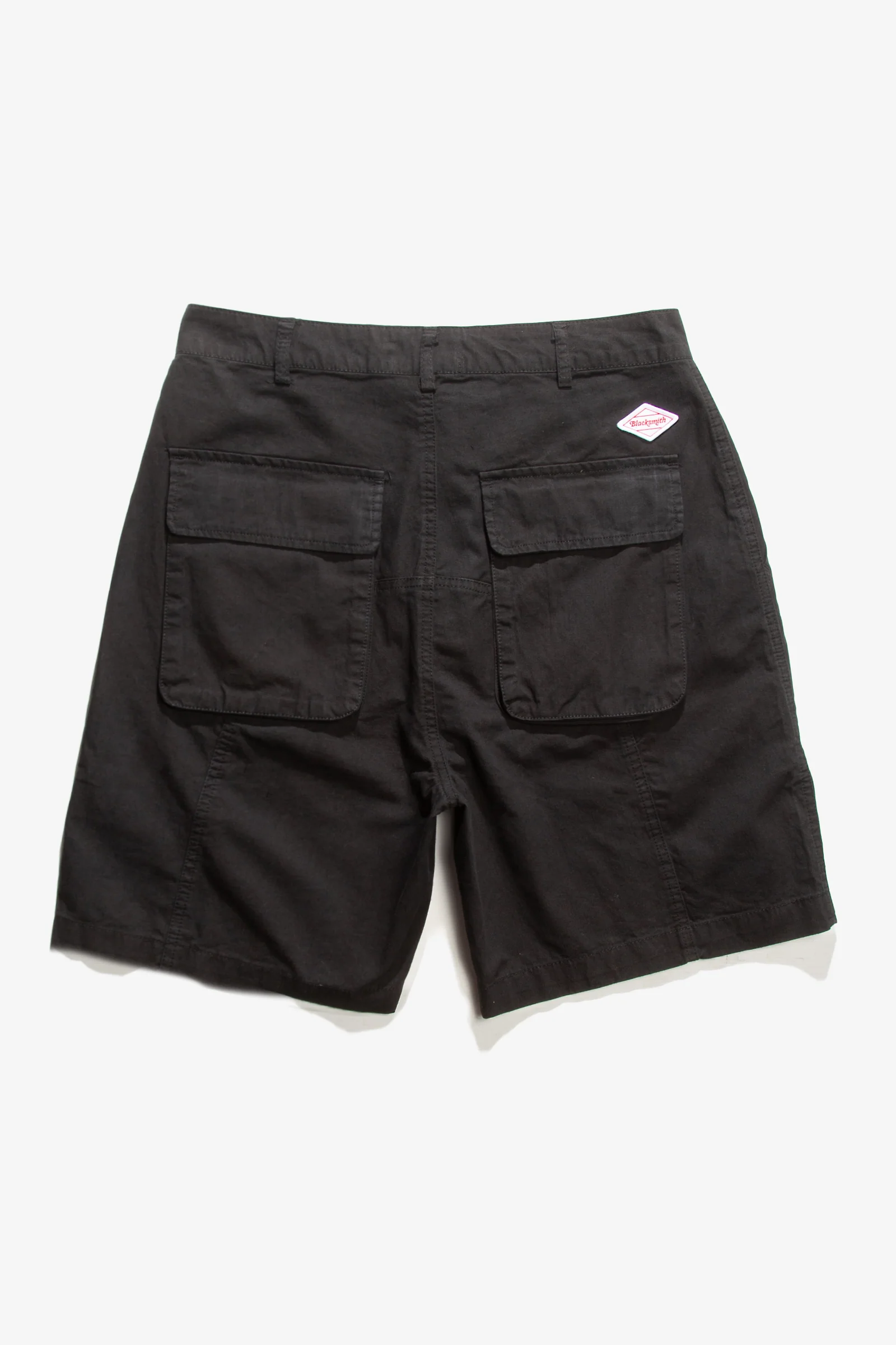 Blacksmith - Sateen Fatigue Shorts - Black - Image 4