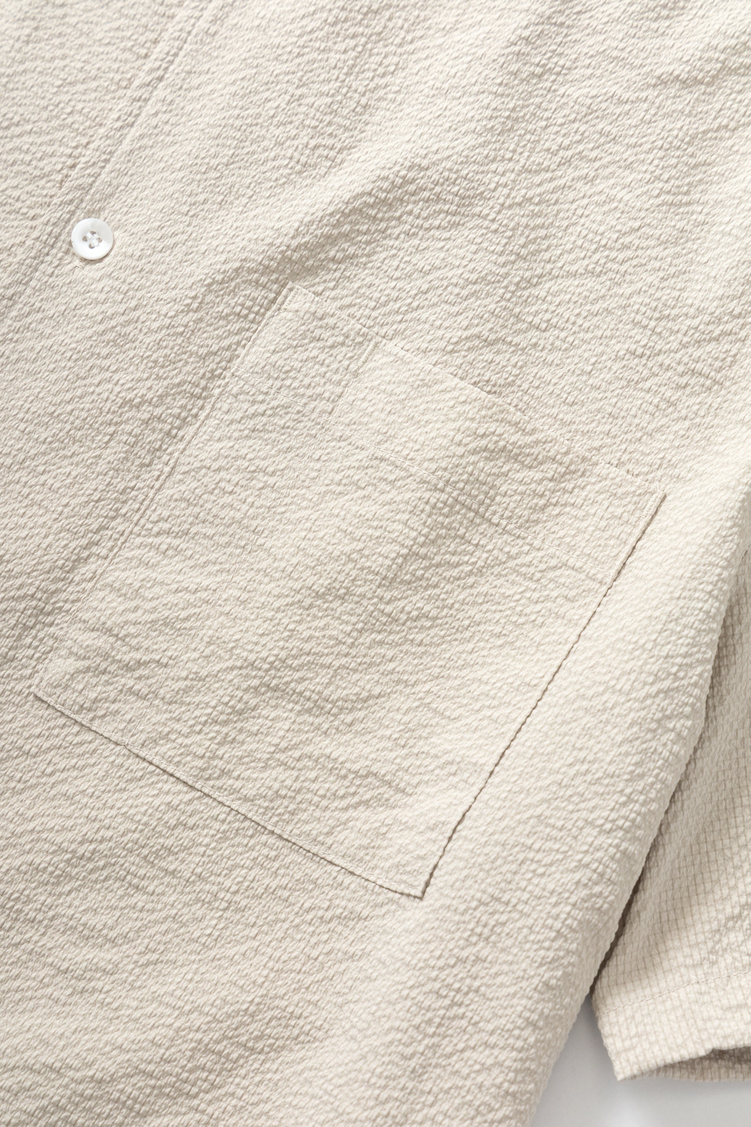 Blacksmith - Seersucker Resort Shirt - Dove - Image 7
