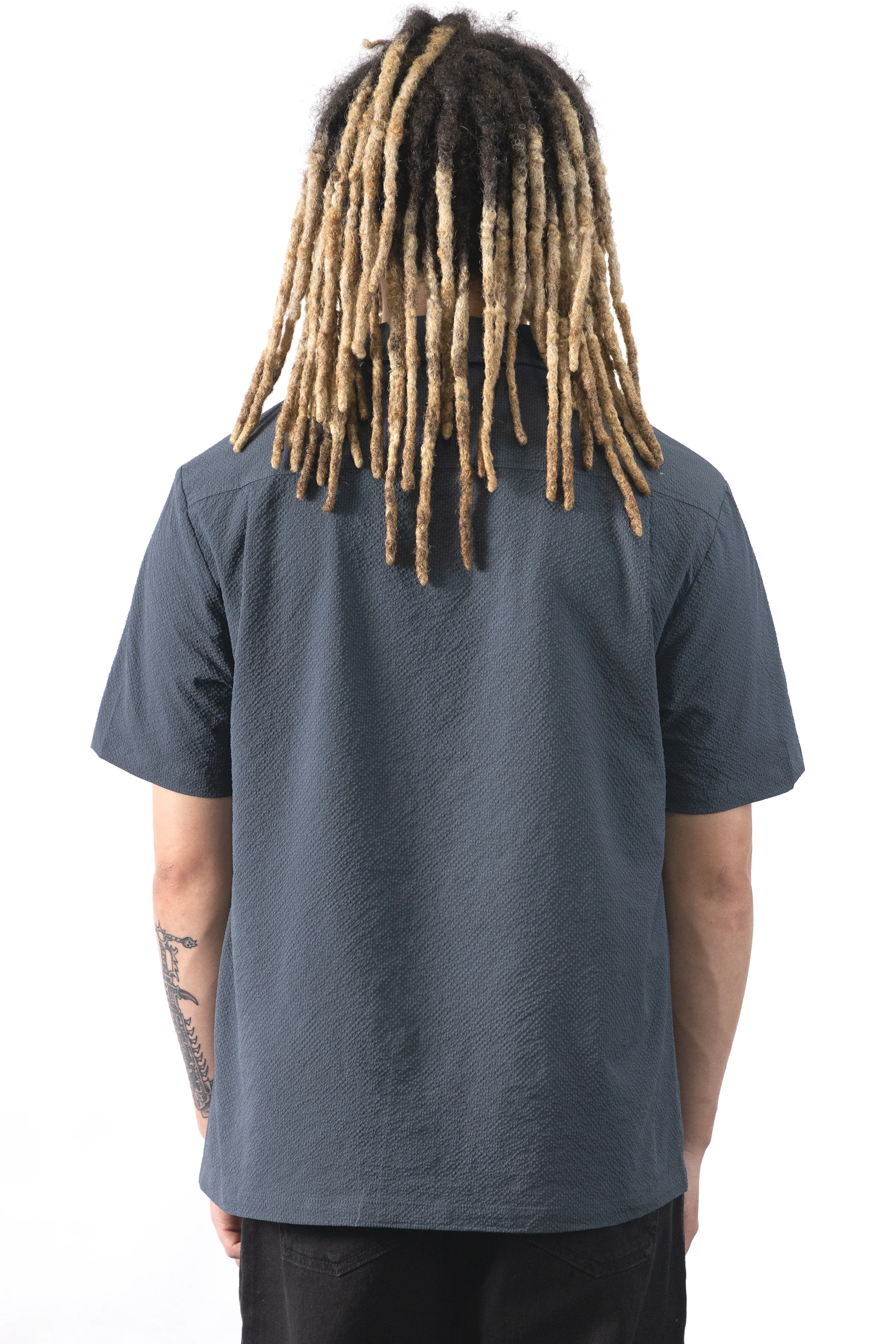 Blacksmith - Seersucker Resort Shirt - Space - Image 4