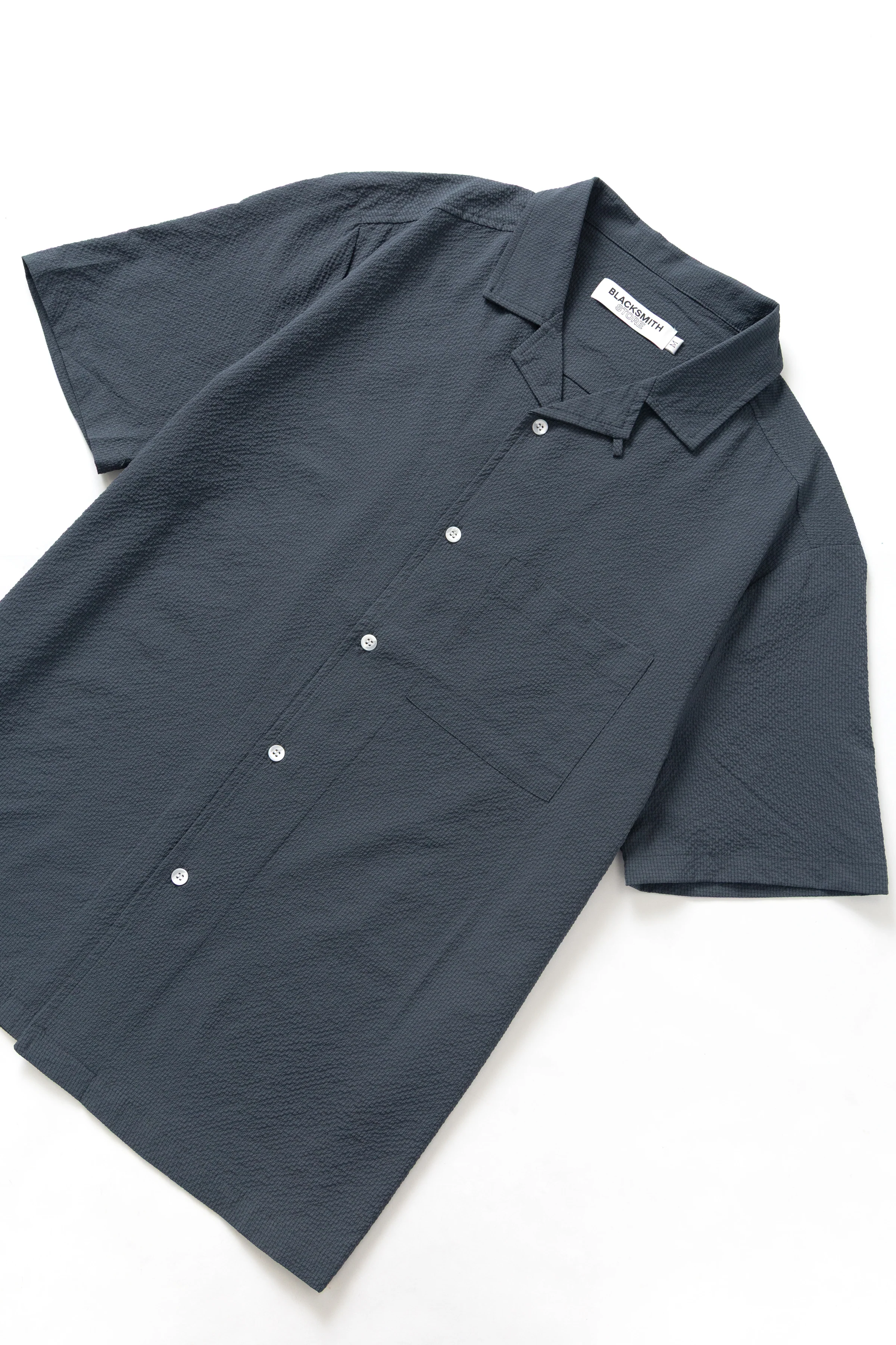Blacksmith - Seersucker Resort Shirt - Space - Image 5