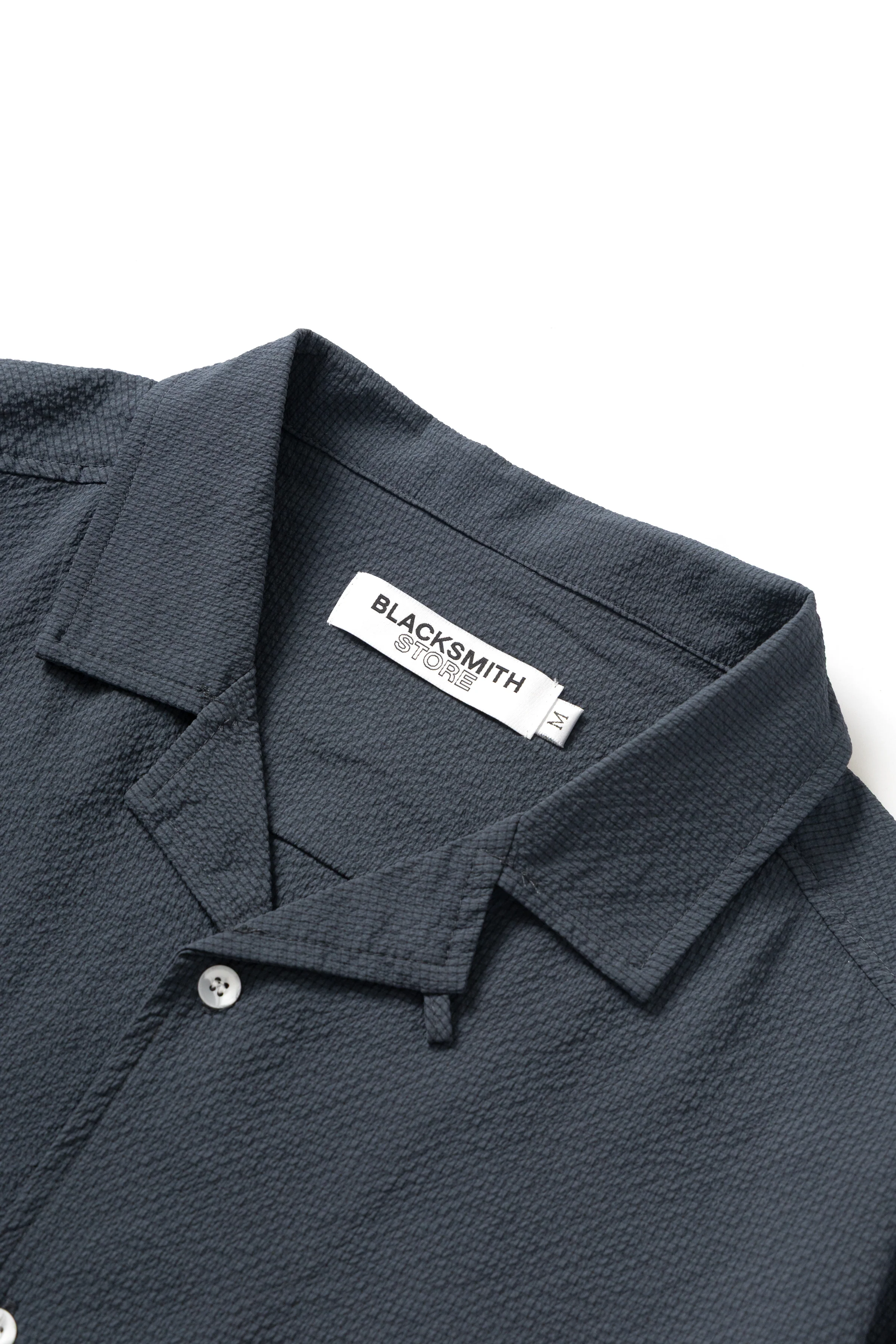 Blacksmith - Seersucker Resort Shirt - Space - Image 6