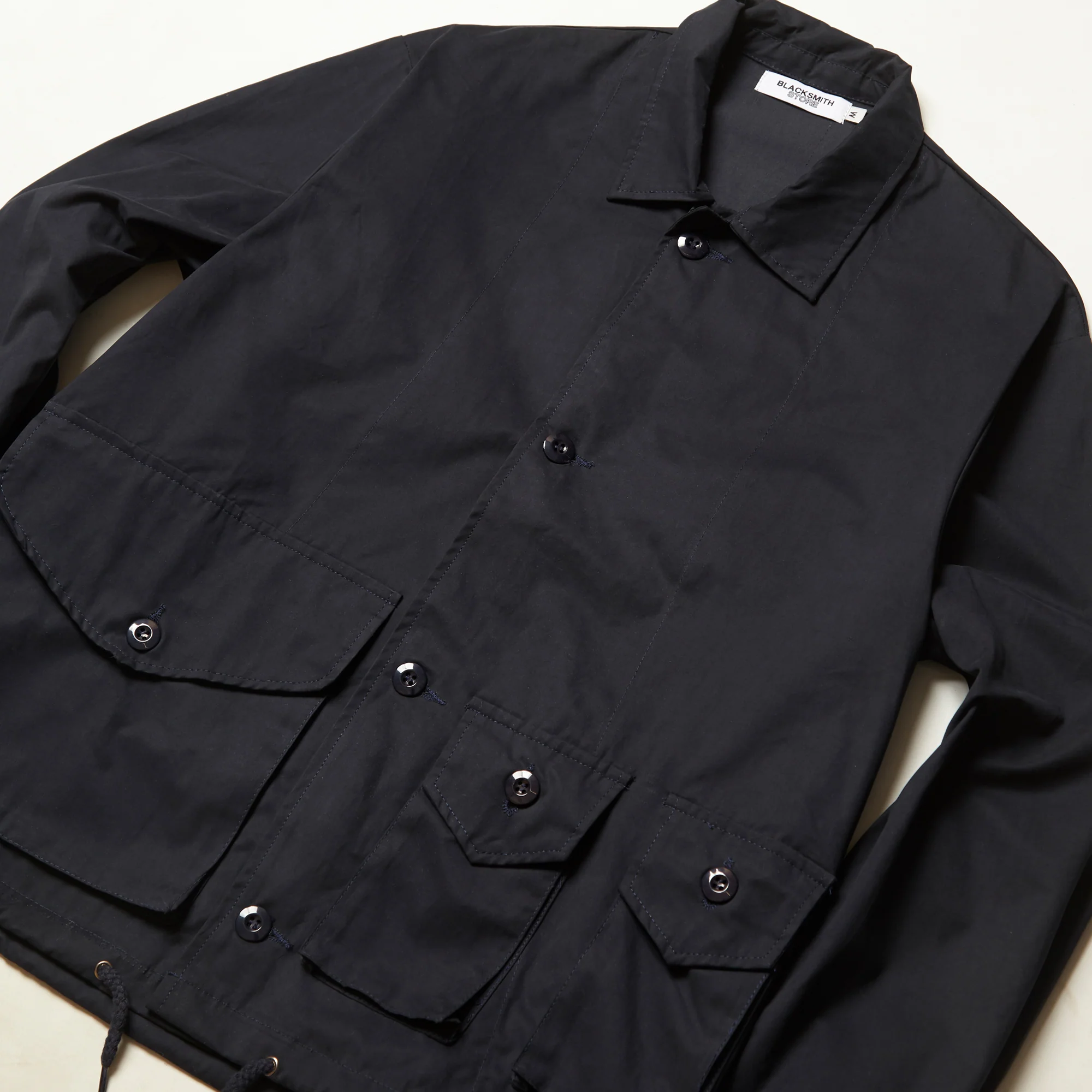 Blacksmith - Service Blouson Jacket - Navy - Image 2