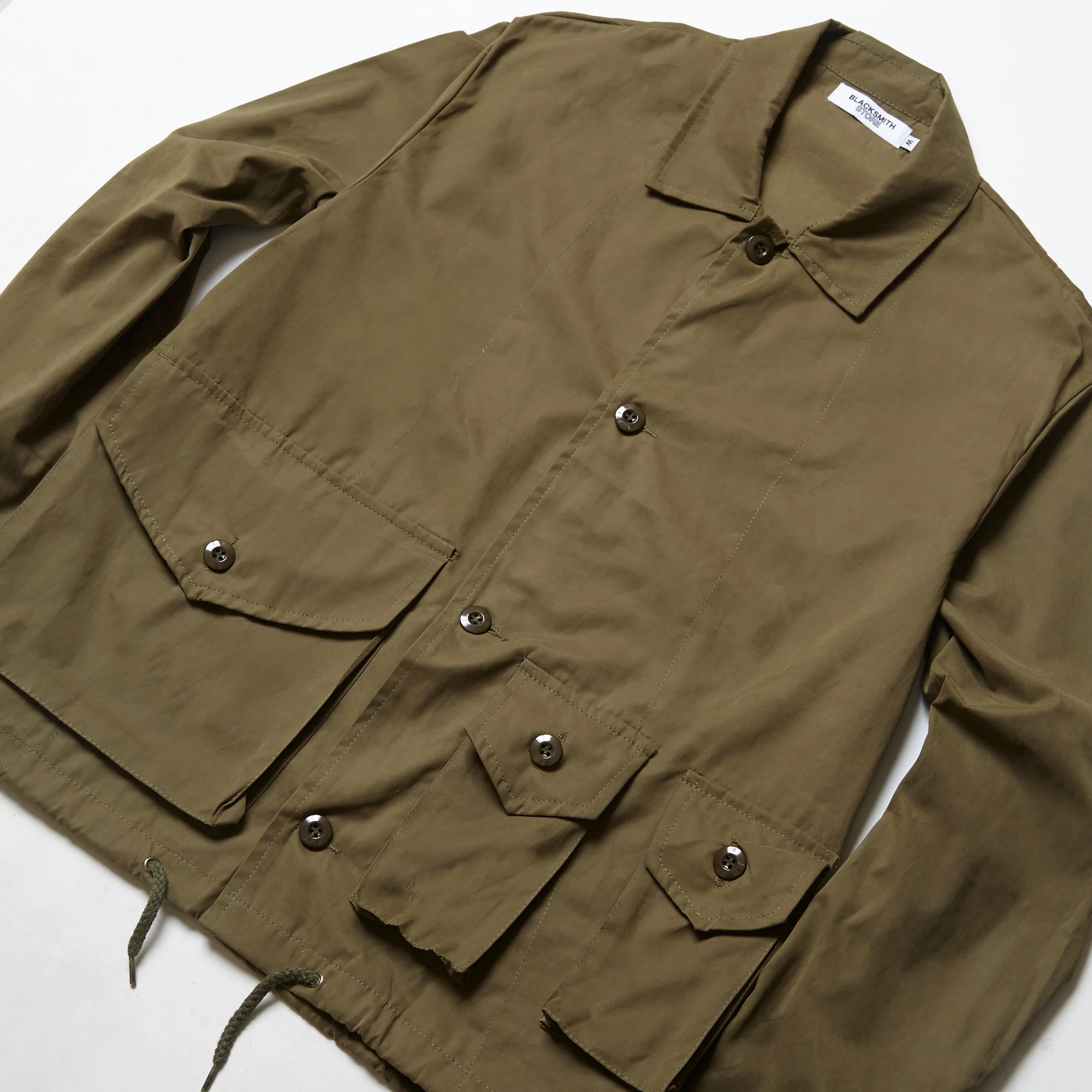 Blacksmith - Service Blouson Jacket - Olive - Image 2