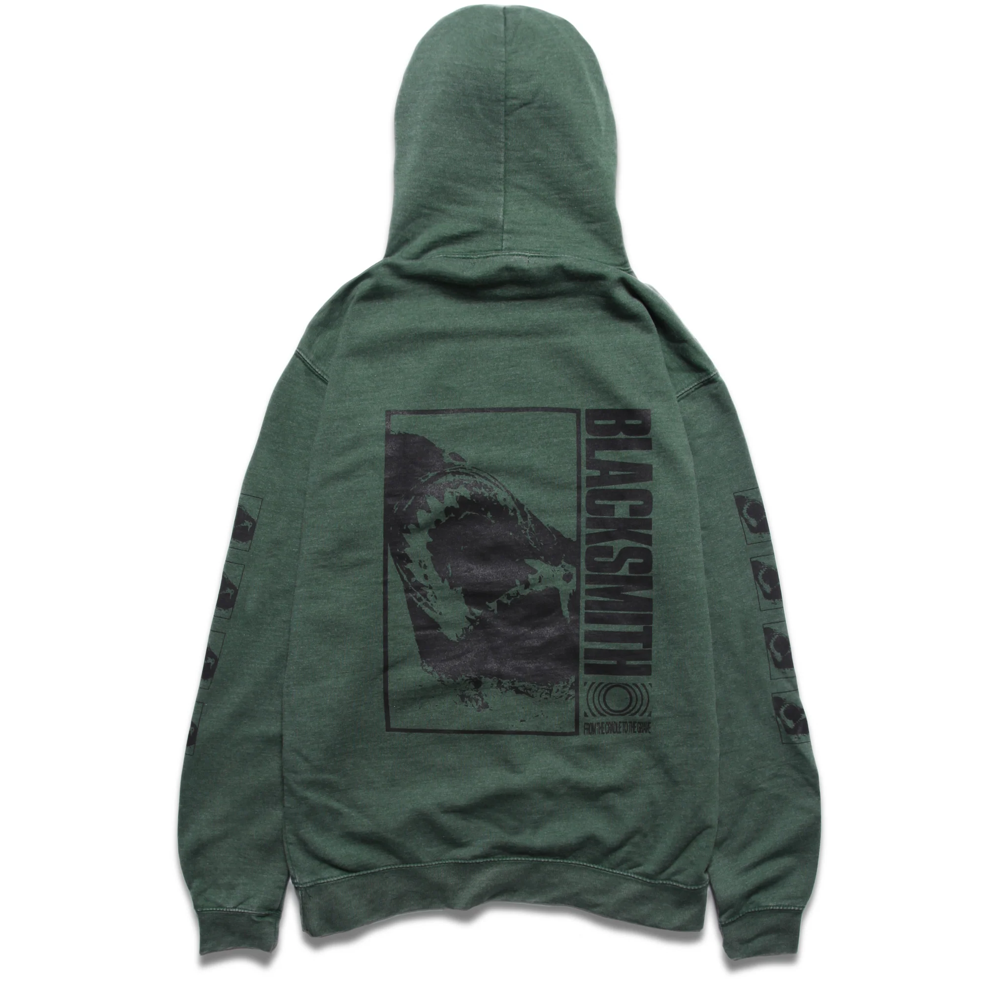 Blacksmith - Sharkbite Hoodie - Forest Green - Image 5