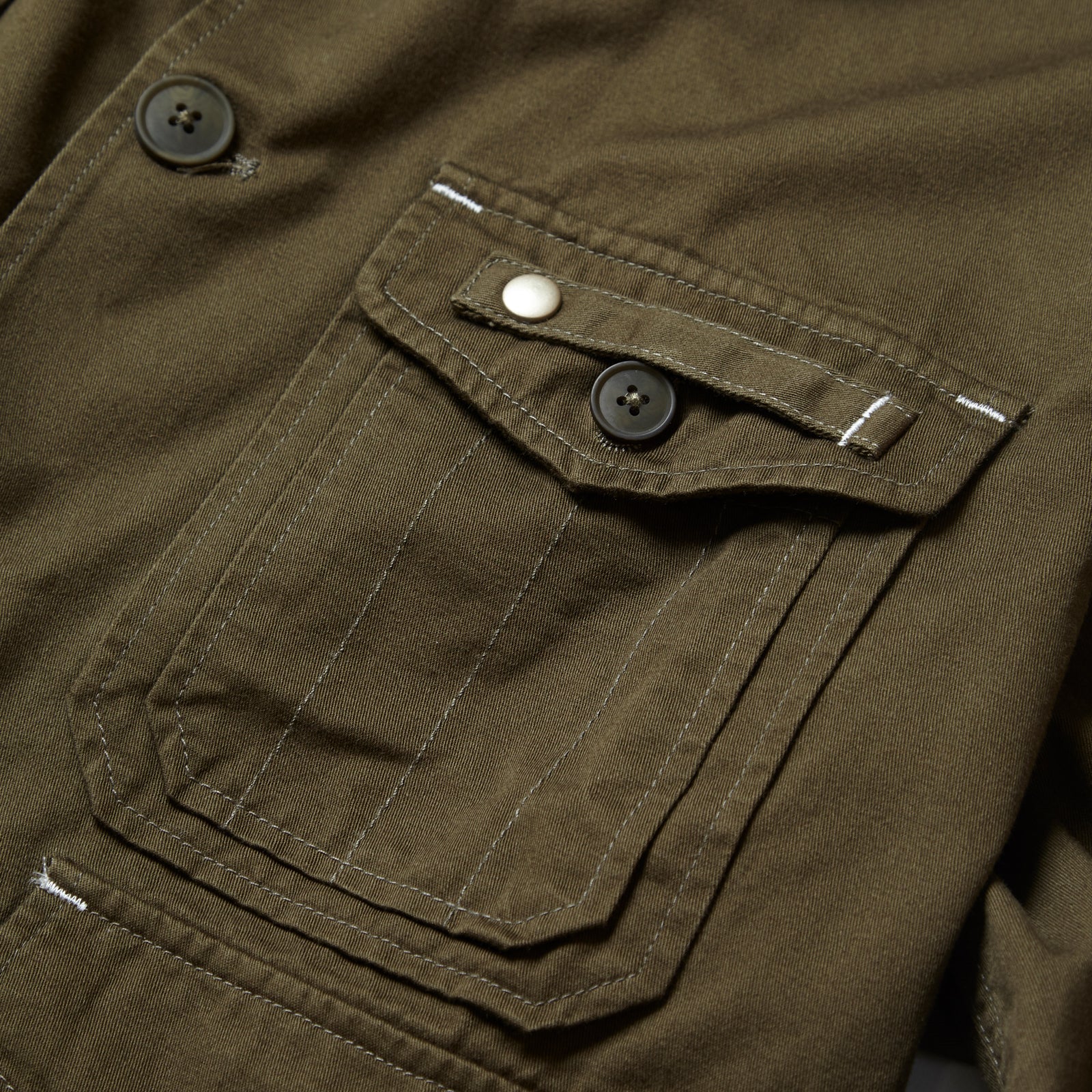 Blacksmith - Shawl Collar Work Jacket - Moss - Image 4