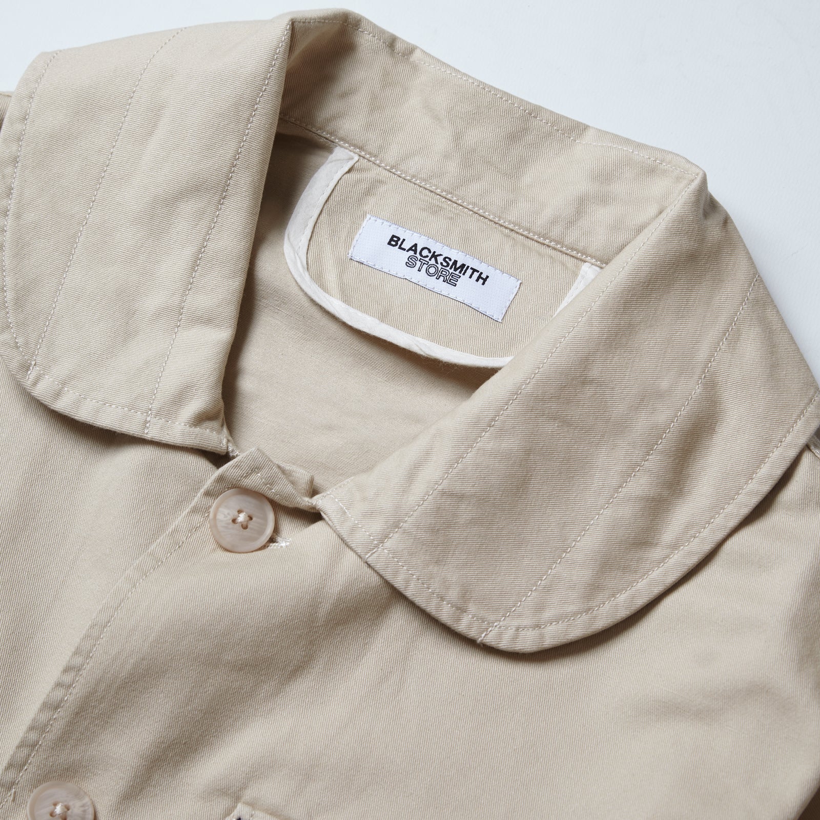 Blacksmith - Shawl Collar Work Jacket - Natural - Image 2